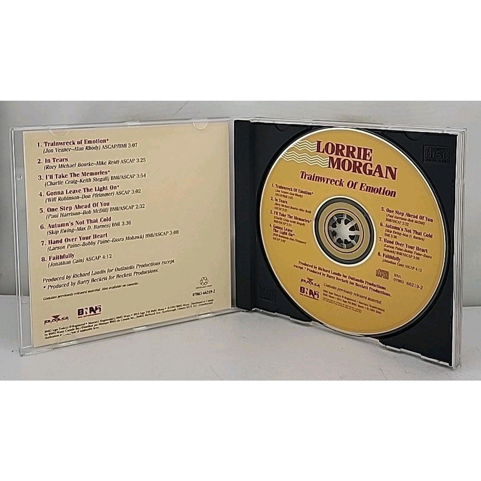 Trainwreck of Emotion by Lorrie Morgan (CD, Apr-1993, BNA)