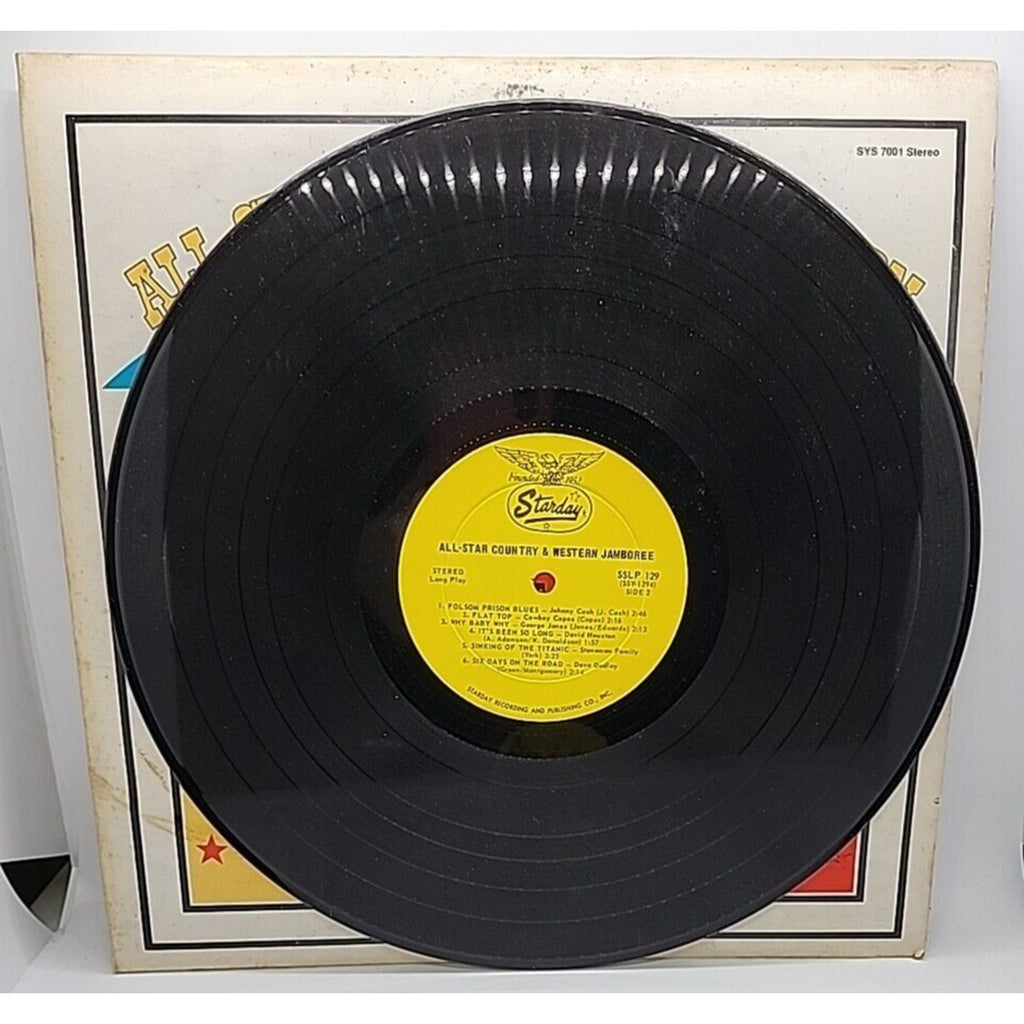 All Star Country & Western Jamboree 2LP Starday SYS 7001 (Record)