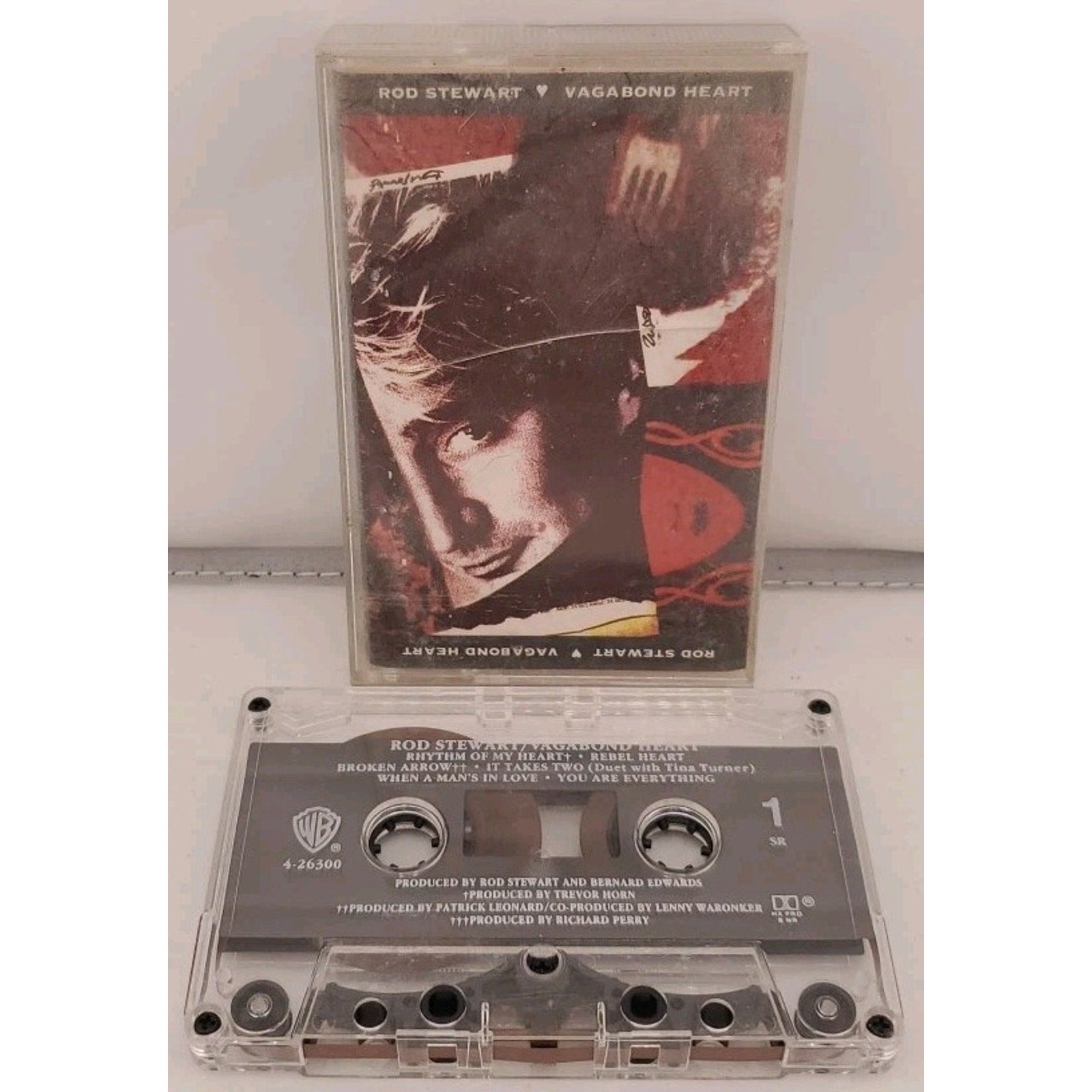 Vagabond Heart by Rod Stewart (Cassette, 1991)