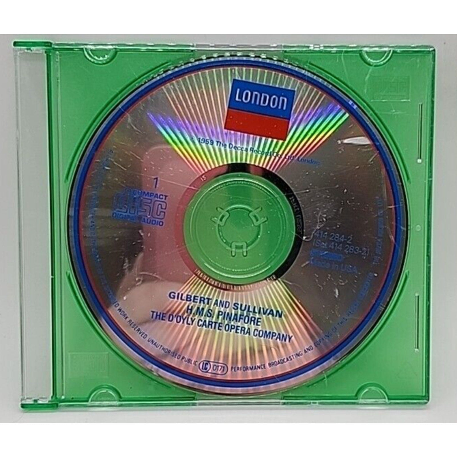 Hms Pinafore by Gilbert & Sullivan / Dcoc / Nsol / Godgrey (CD, 2003)
