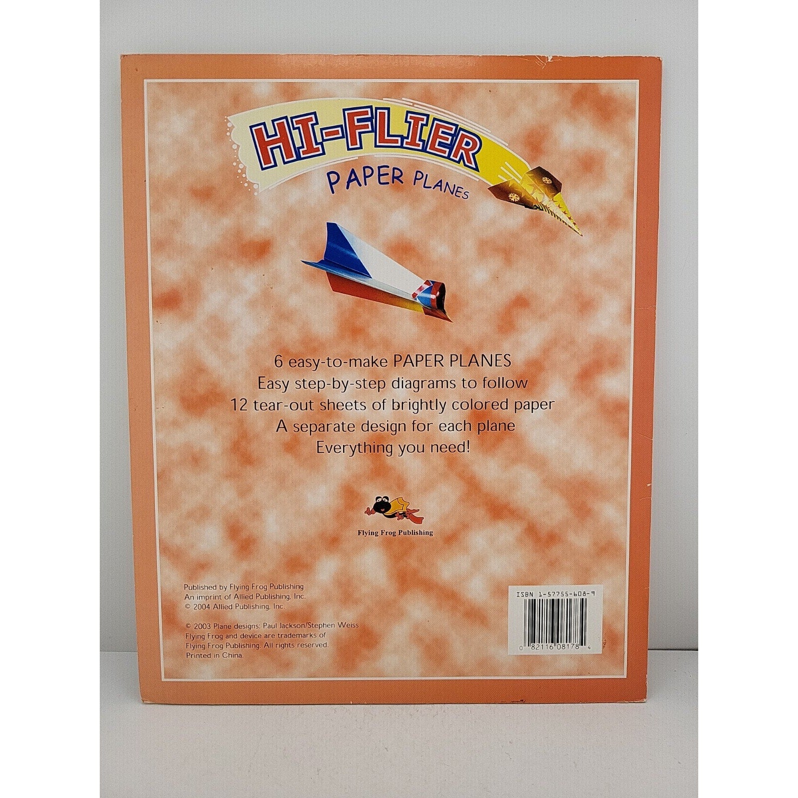 Hi-Flier Paper Planes Fold And Fly *Mostly Full, Missing 2-3 pages*