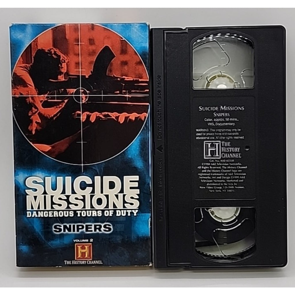 The History Channel Suicide Missions: Dangerous Tours of Duty Vol. 2 Snipers VHS