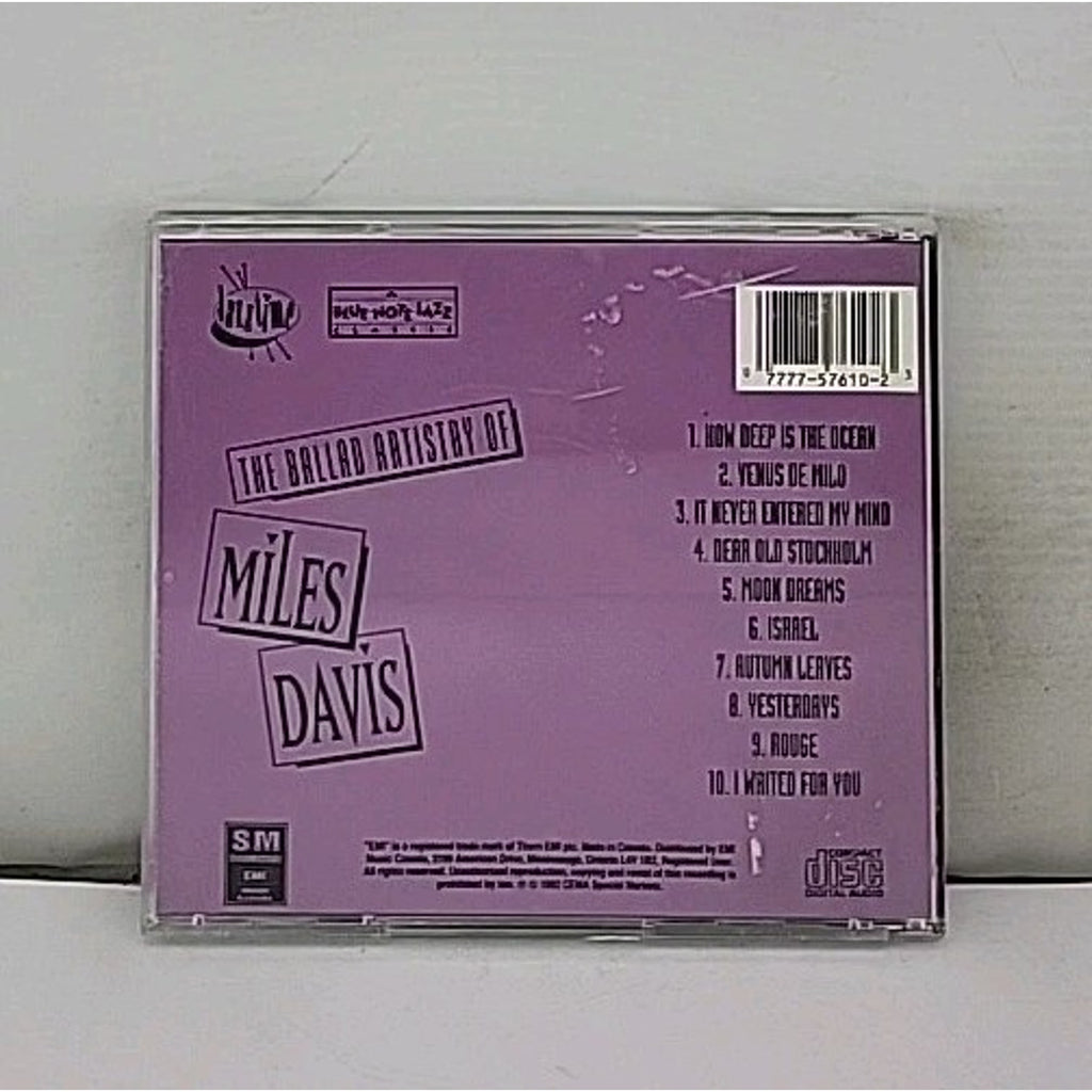 The Ballad Artistry Of Miles Davis (EMI) by Miles Davis (CD, Nov-1995,...