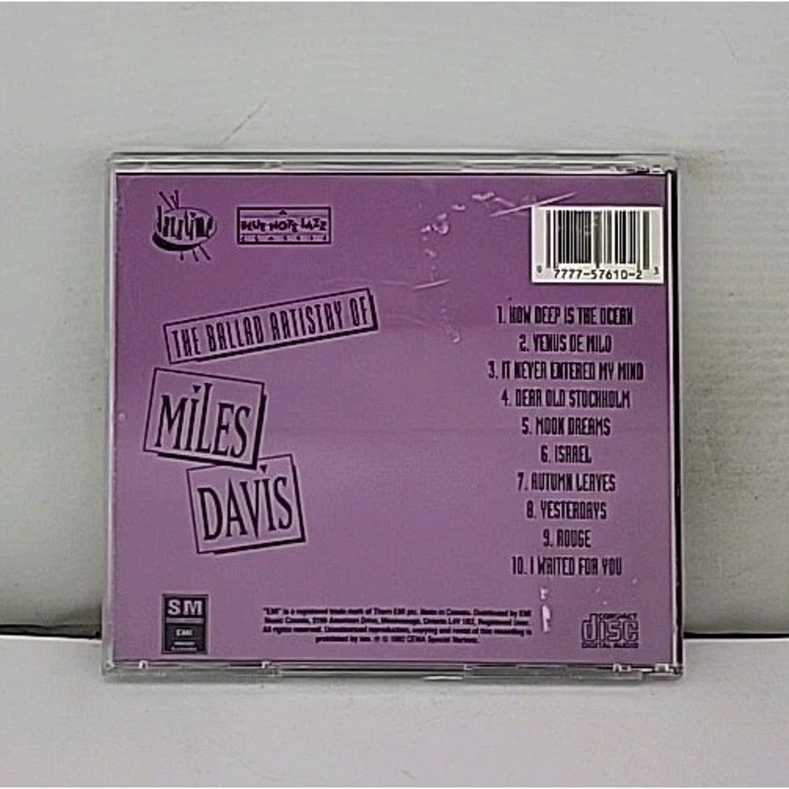 The Ballad Artistry Of Miles Davis (EMI) by Miles Davis (CD, Nov-1995,...
