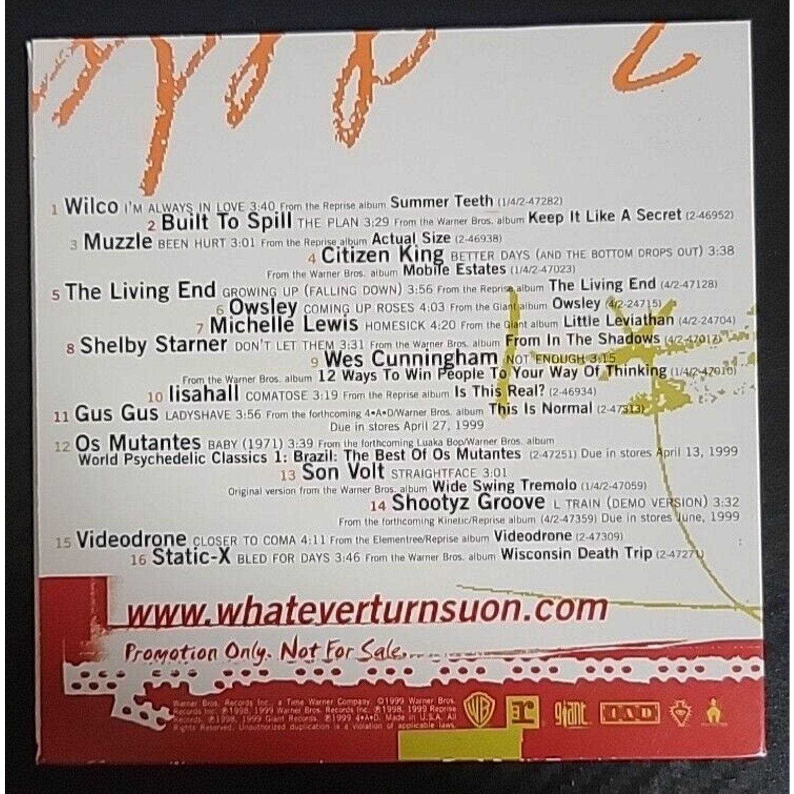 Whateverturnsuon Vol. 2 (CD)