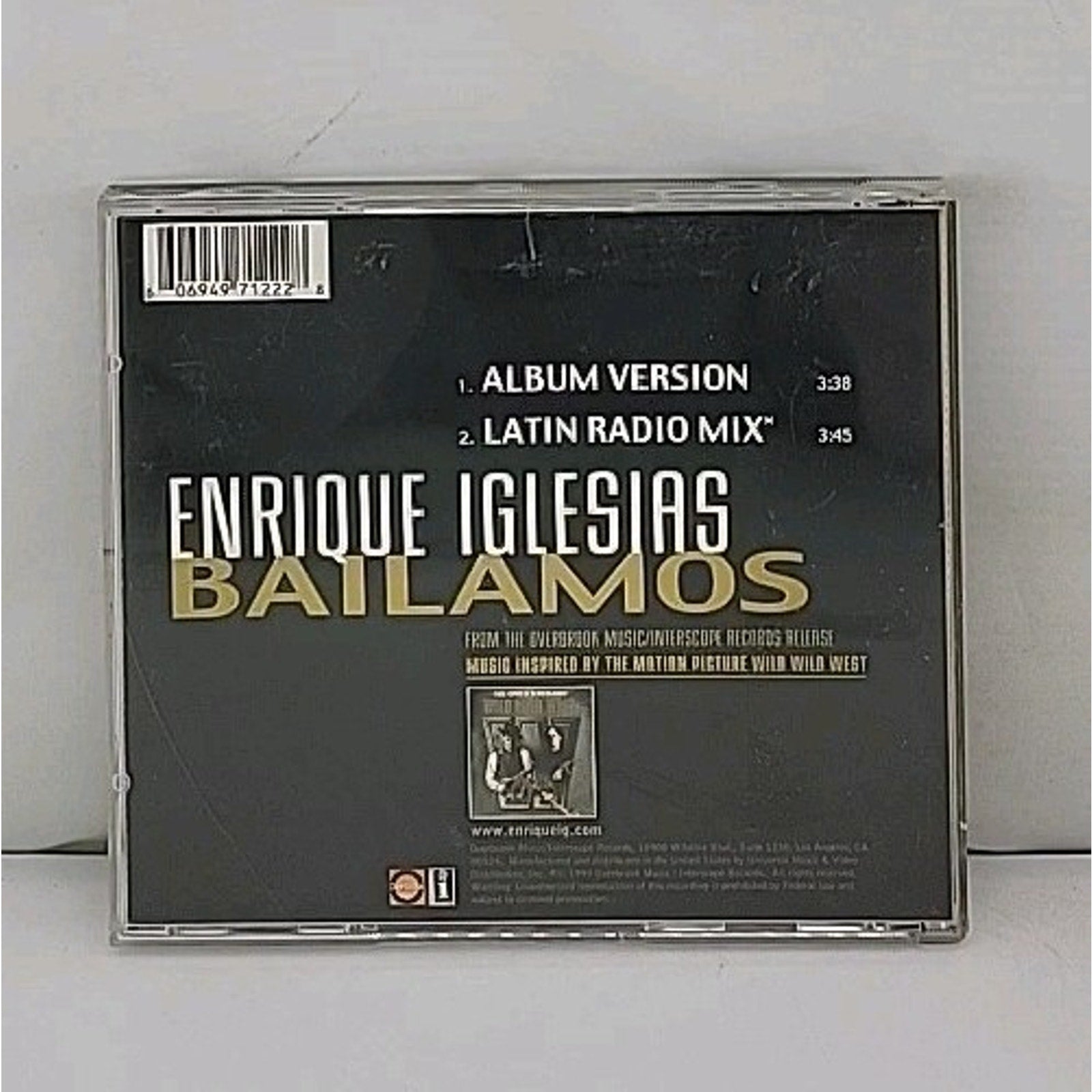 Bailamos [Single] by Enrique Iglesias (CD, Aug-1999, Interscope (USA))