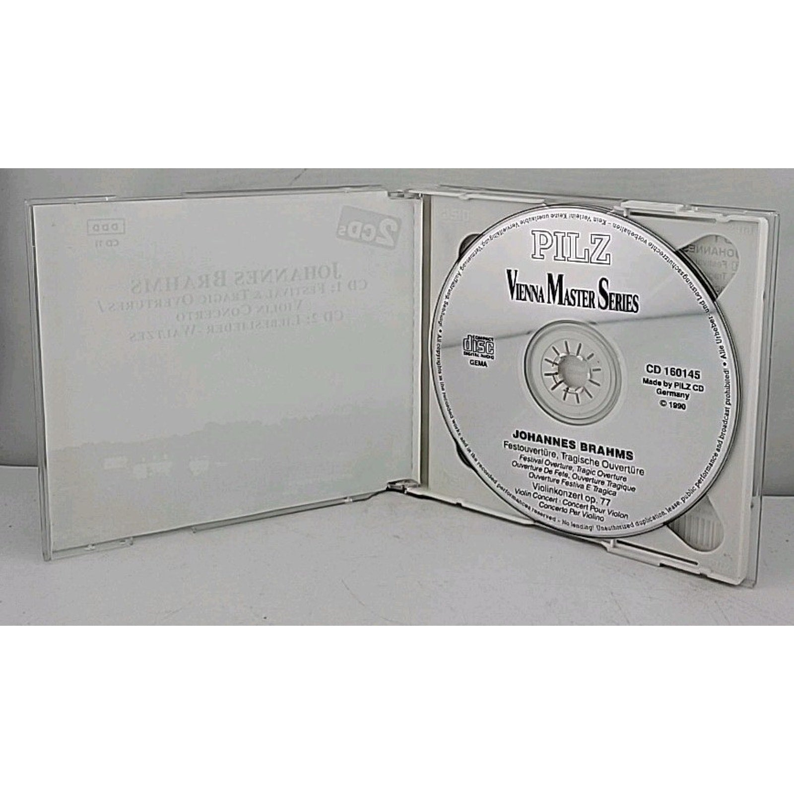 Johannes Brahms (CD 1: Festival Overture op. 80 / Tragic Overture / Concerto...