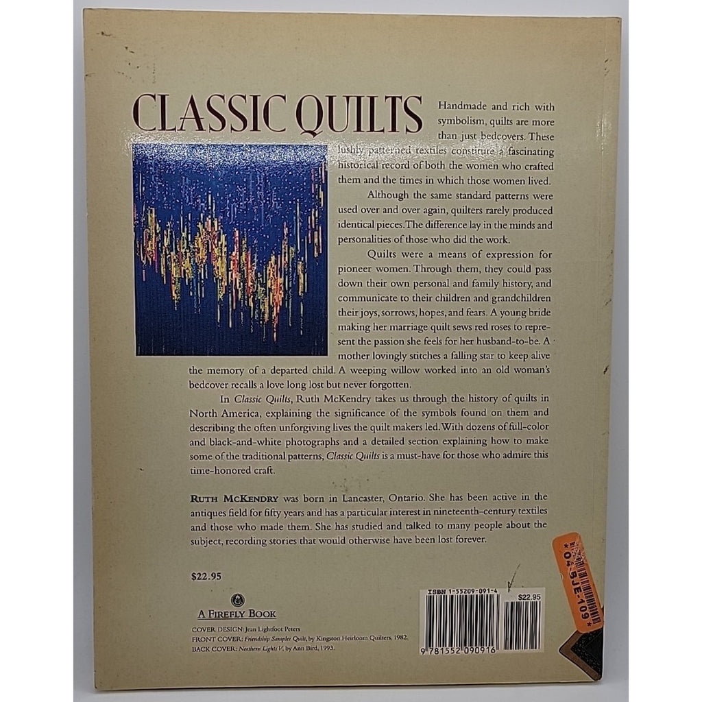 Classic Quilts by Ruth McKendry (1997, Trade Paperback)