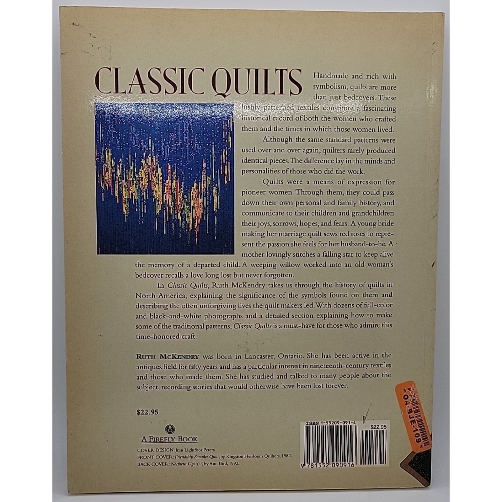 Classic Quilts by Ruth McKendry (1997, Trade Paperback)