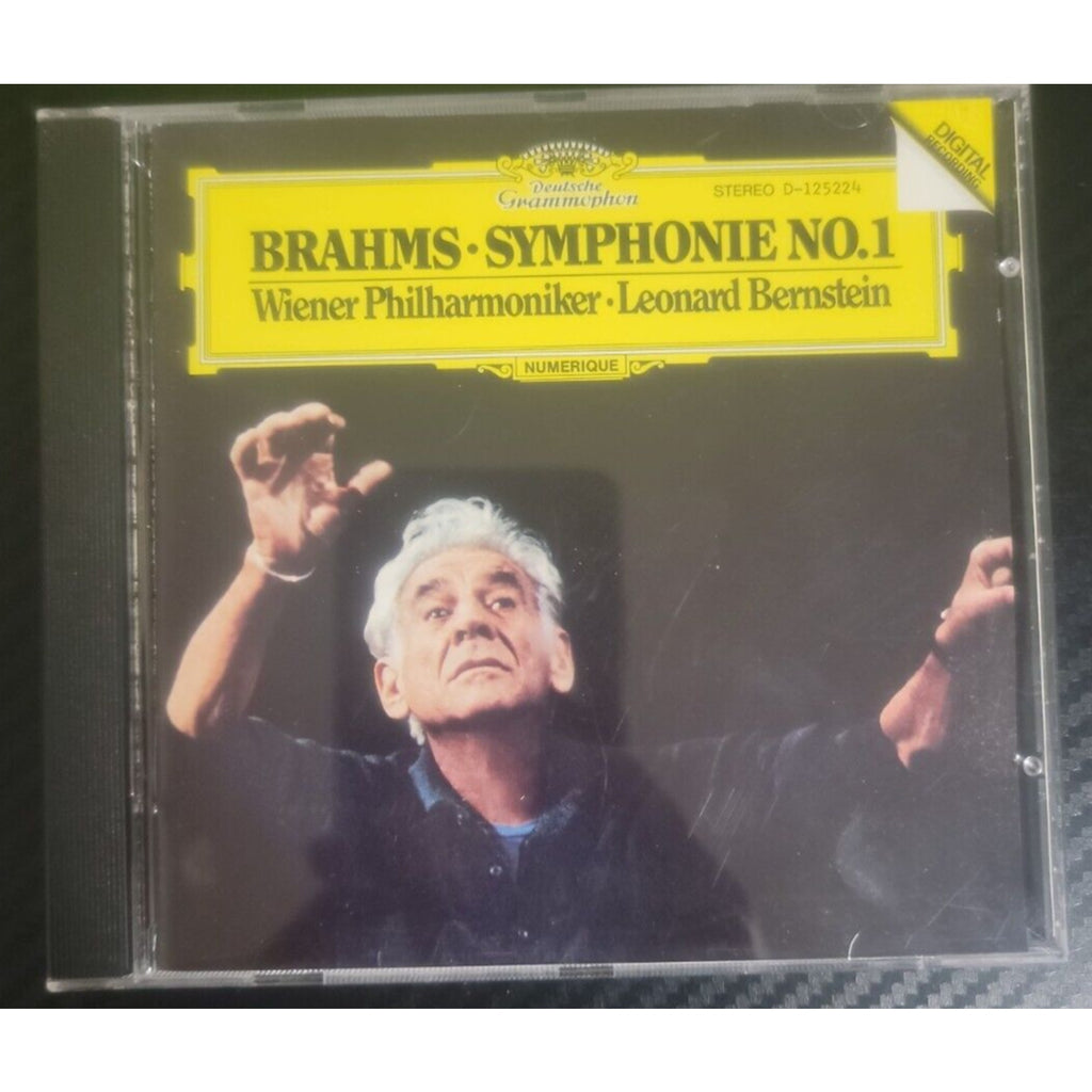 Brahms Symphonie No. 1 Wiener Philharmoniker Leonard Bernstein (CD)