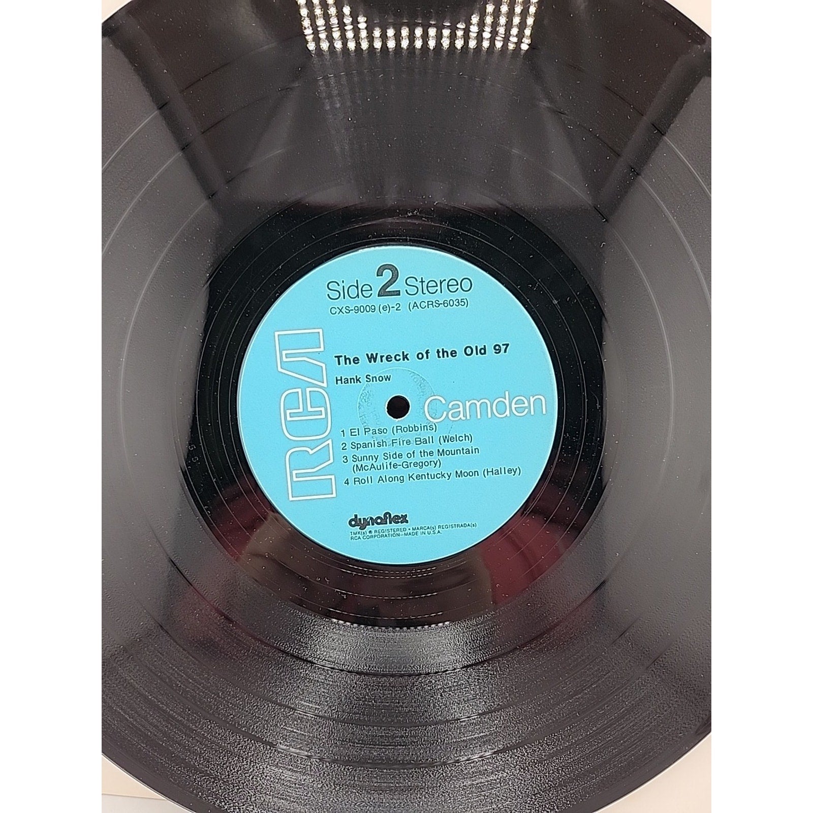 Hank Snow The Wreck of the Old 97 CXS 9009 Record Album Vinyl LP