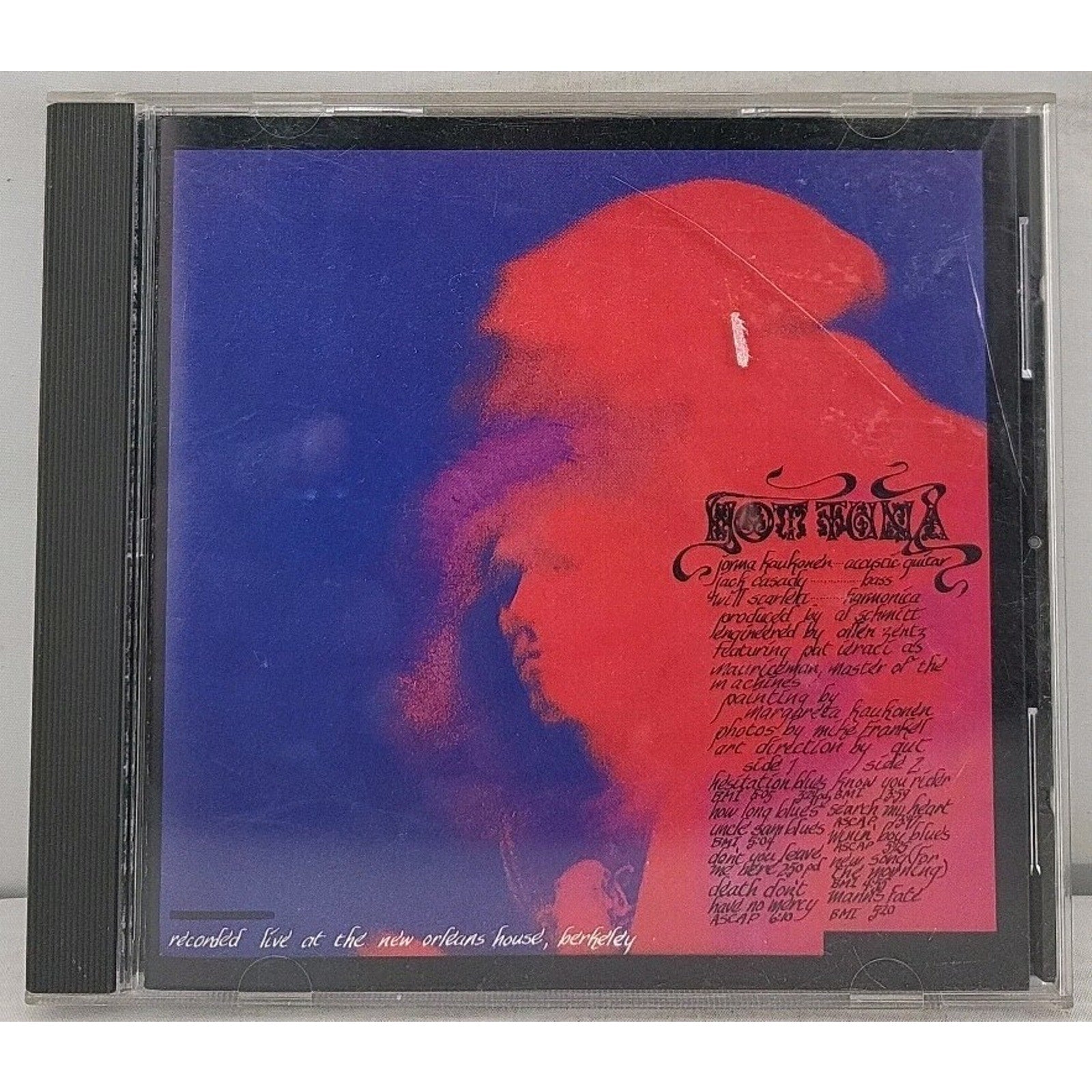 Recorded Live by Hot Tuna (CD, 1990)