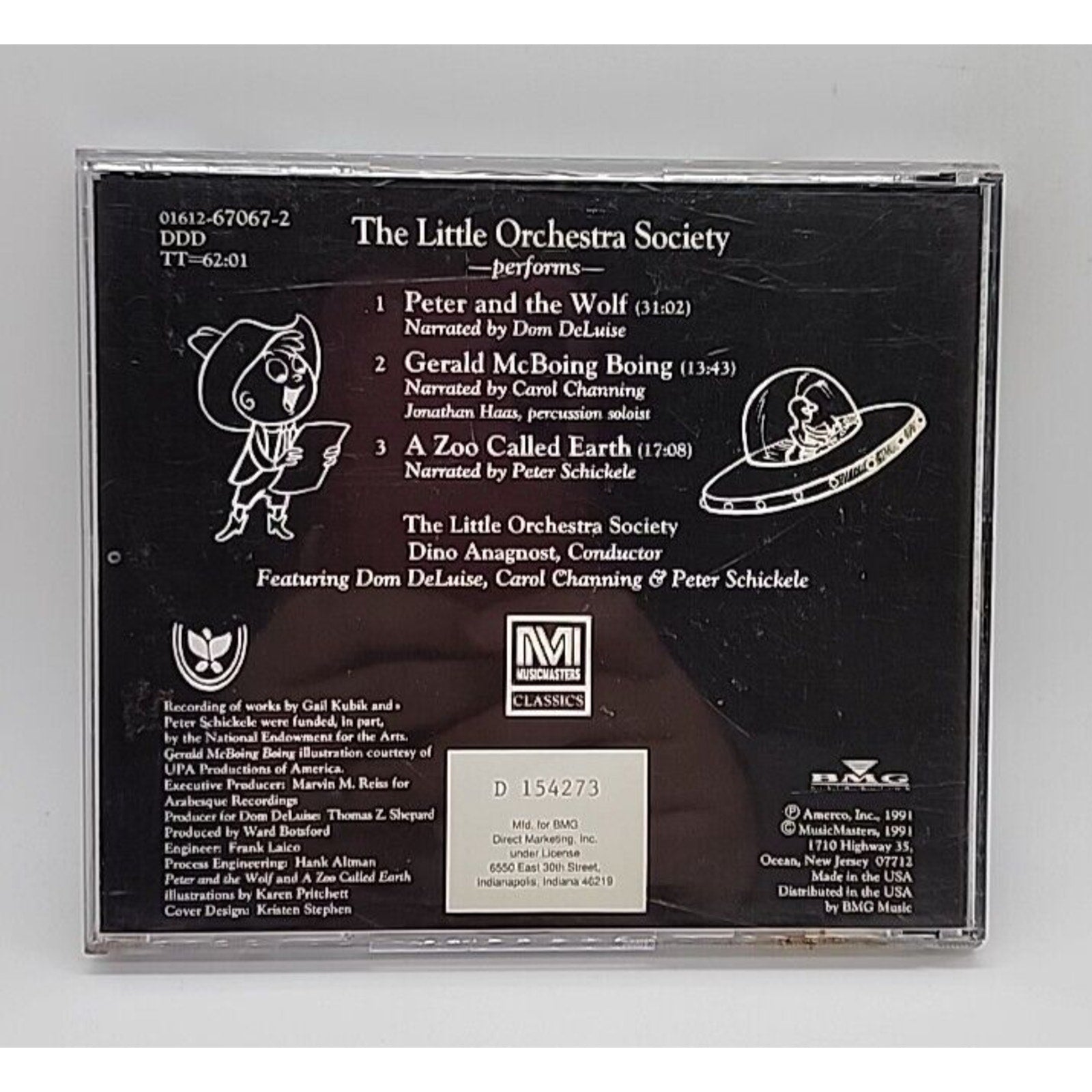 Little Orchestra Society: 3 Childrens Classics (CD)