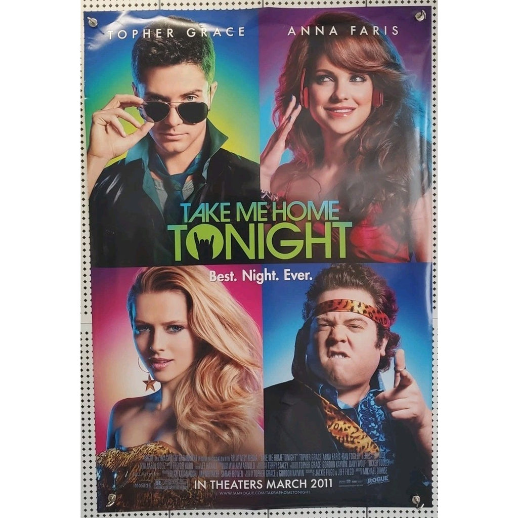 Take Me Home Tonight Original 27x40 D/S Movie Poster 2011