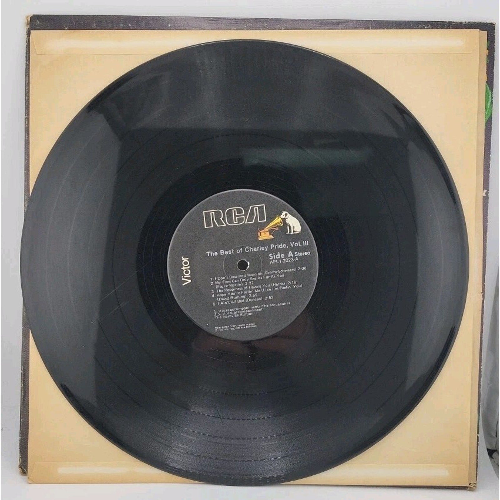 Charley Pride The Best of Charley Price Vole III 3 Record Album Vinyl LP