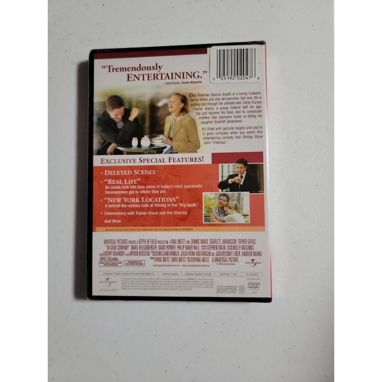 In Good Company (DVD, 2005, Full Frame) *Brand New*