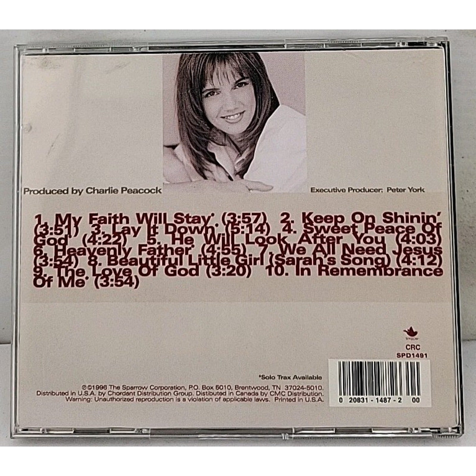 My Faith Will Stay by Cheri Keaggy (CD, Feb-1996, Sparrow Records)