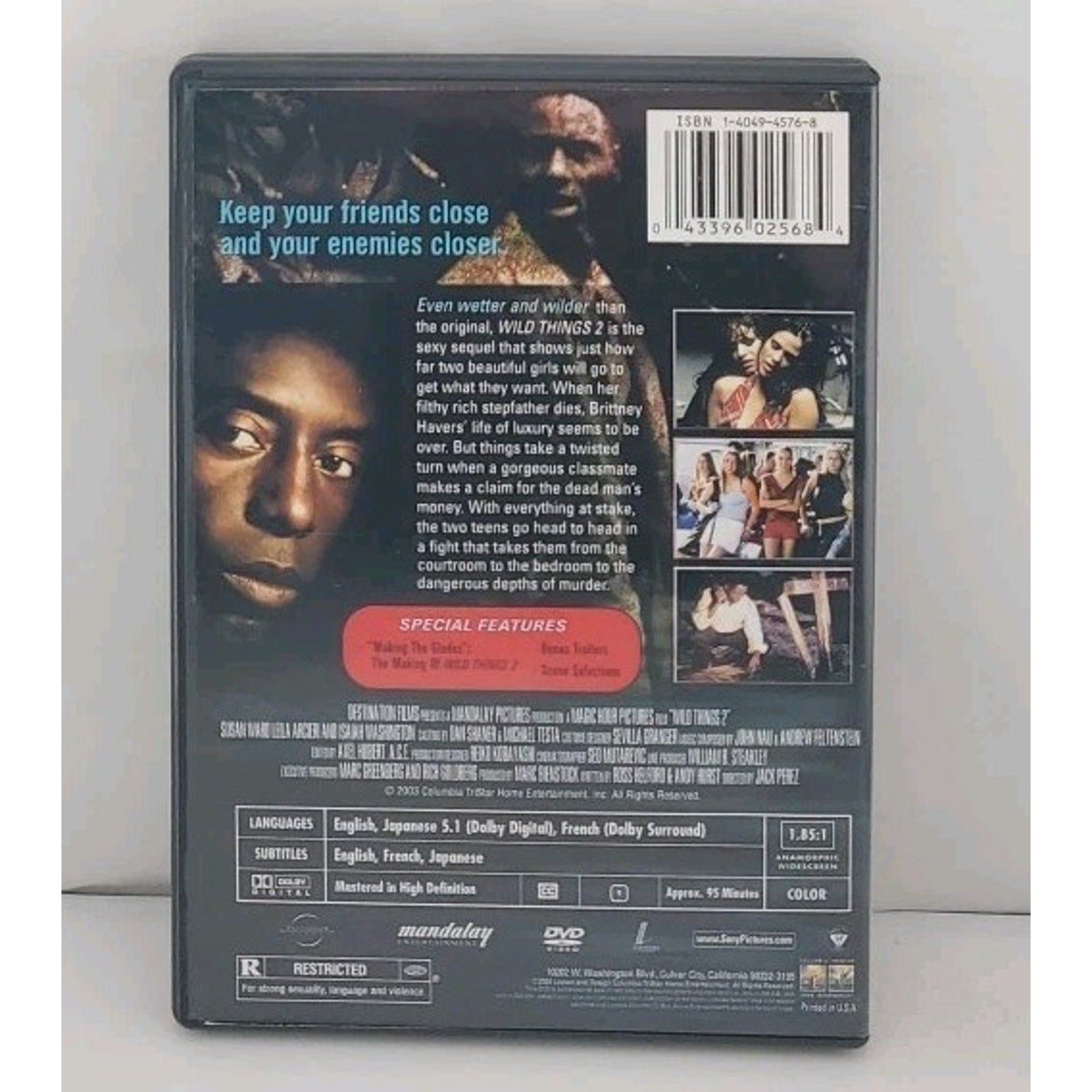 Wild Things 2 (DVD, 2004)