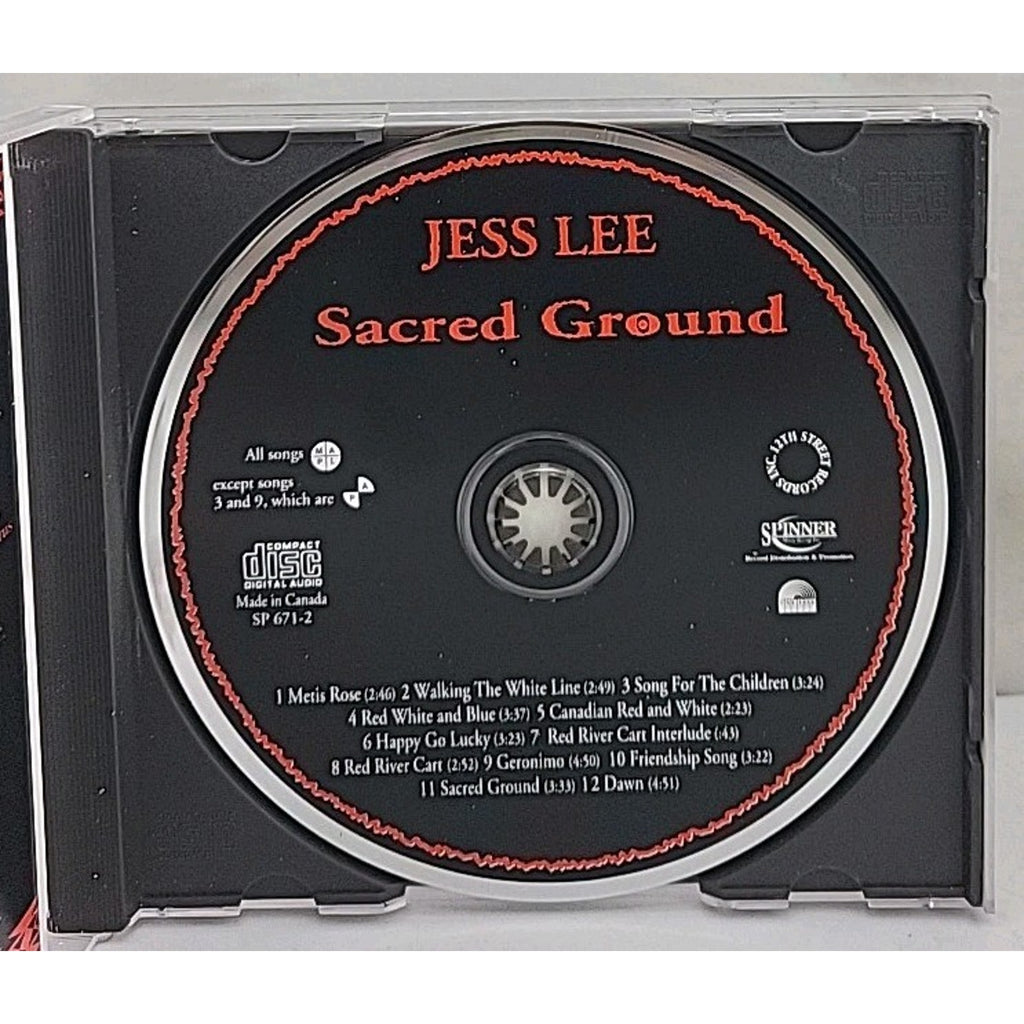 Jess Lee Sacred Ground CD