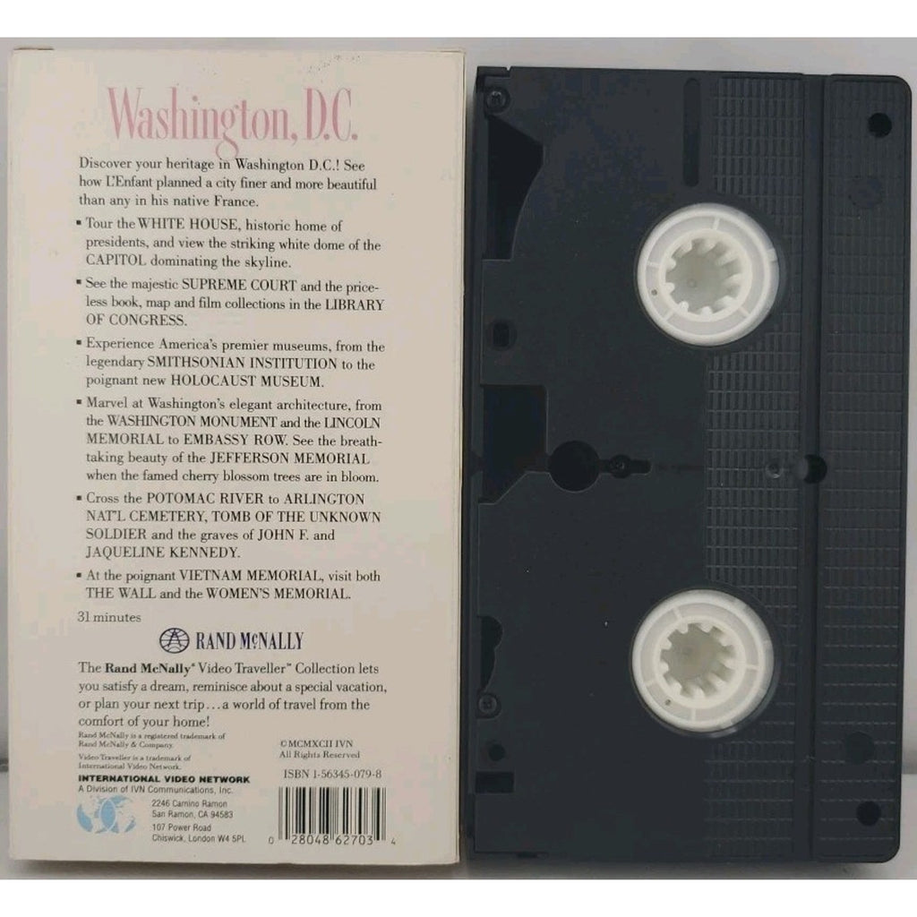 Rand McNally Washington D.C. Video Traveller Collection (VHS)