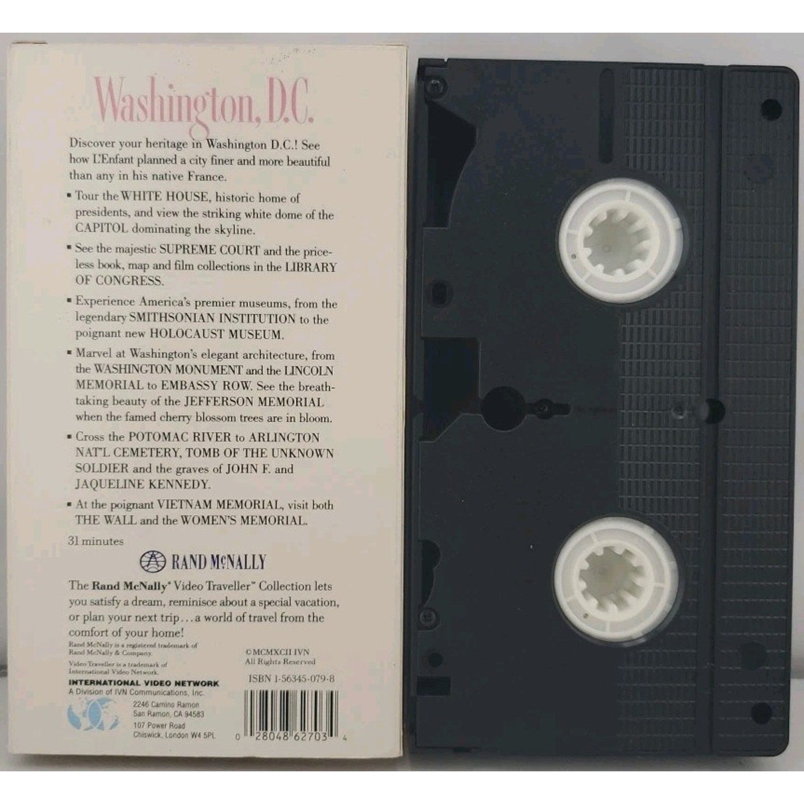 Rand McNally Washington D.C. Video Traveller Collection (VHS)
