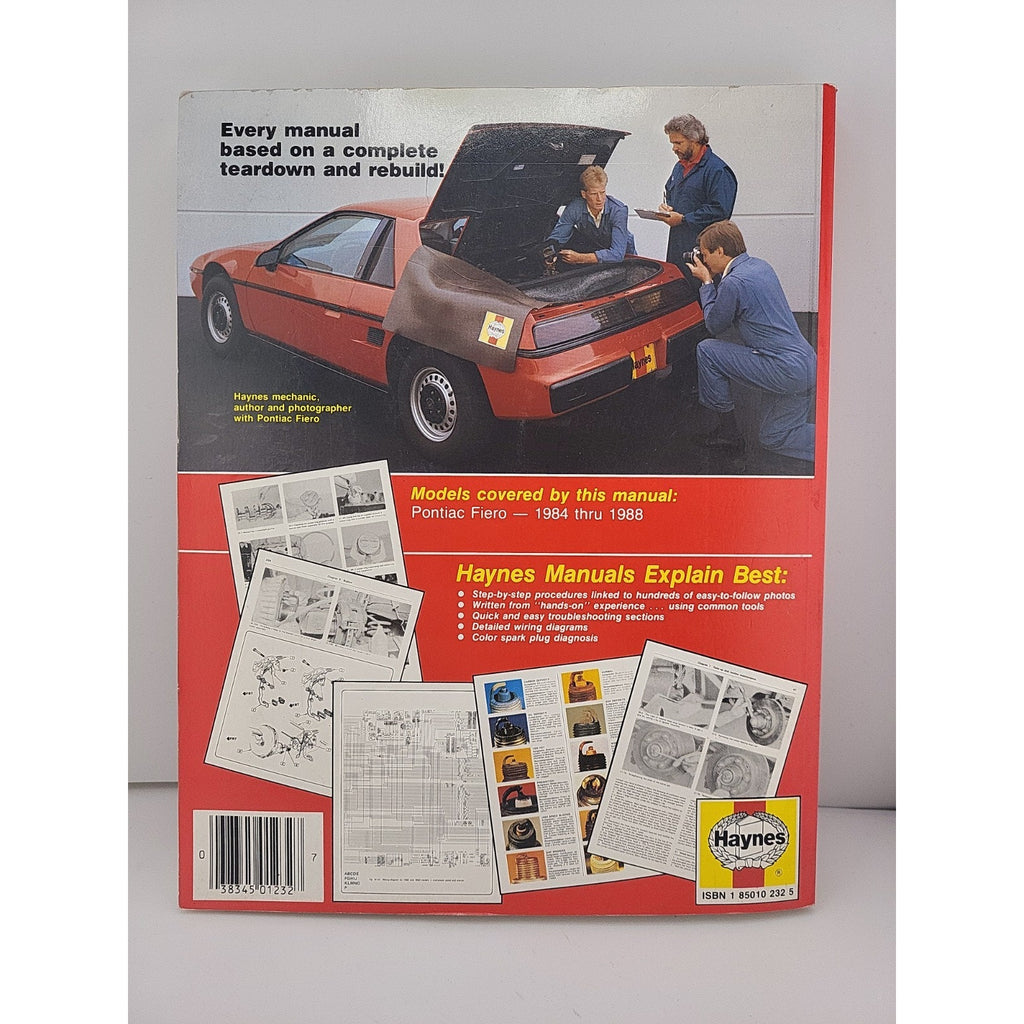 1984 thru 1988 Pontiac Fiero Haynes Automotive Repair Manual 79008