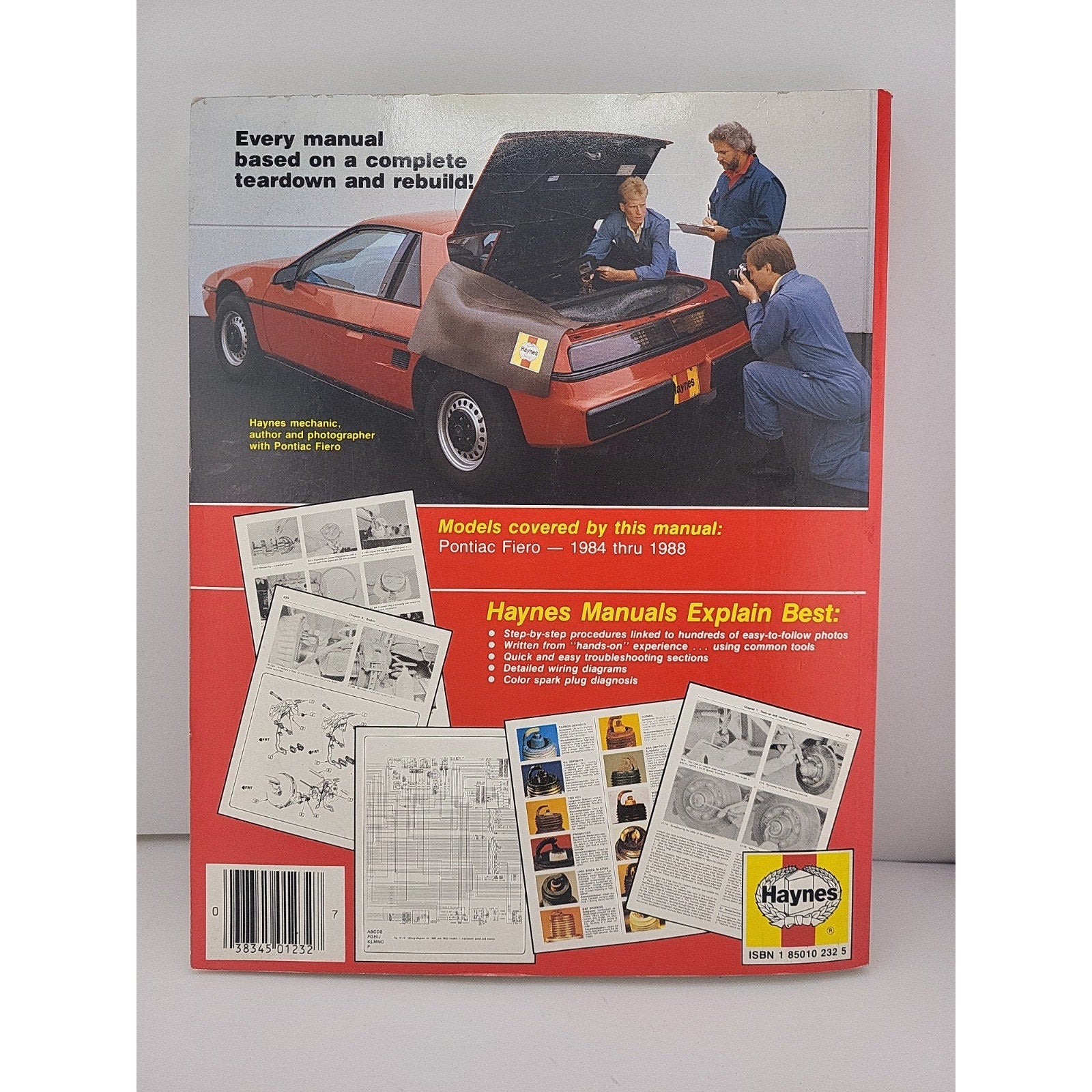 1984 thru 1988 Pontiac Fiero Haynes Automotive Repair Manual 79008