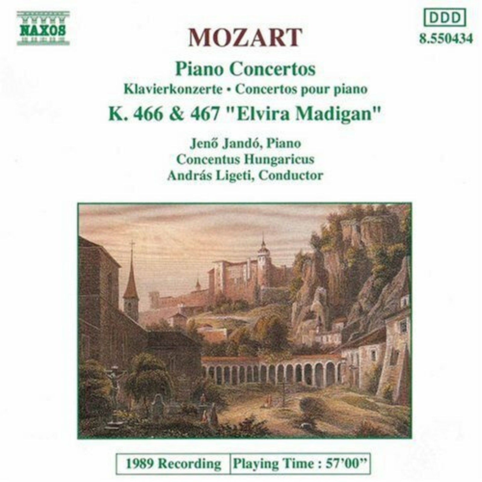 Piano Concerti 20 & 21 by W.a. Mozart (CD, 1994)