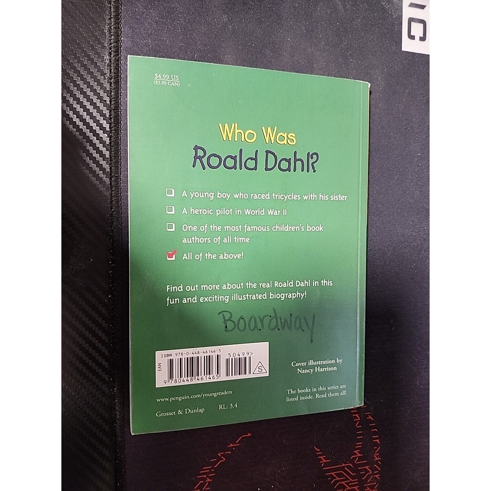 Who Was? Ser.: Who Was Roald Dahl? by True Kelley (2012, Trade Paperback)