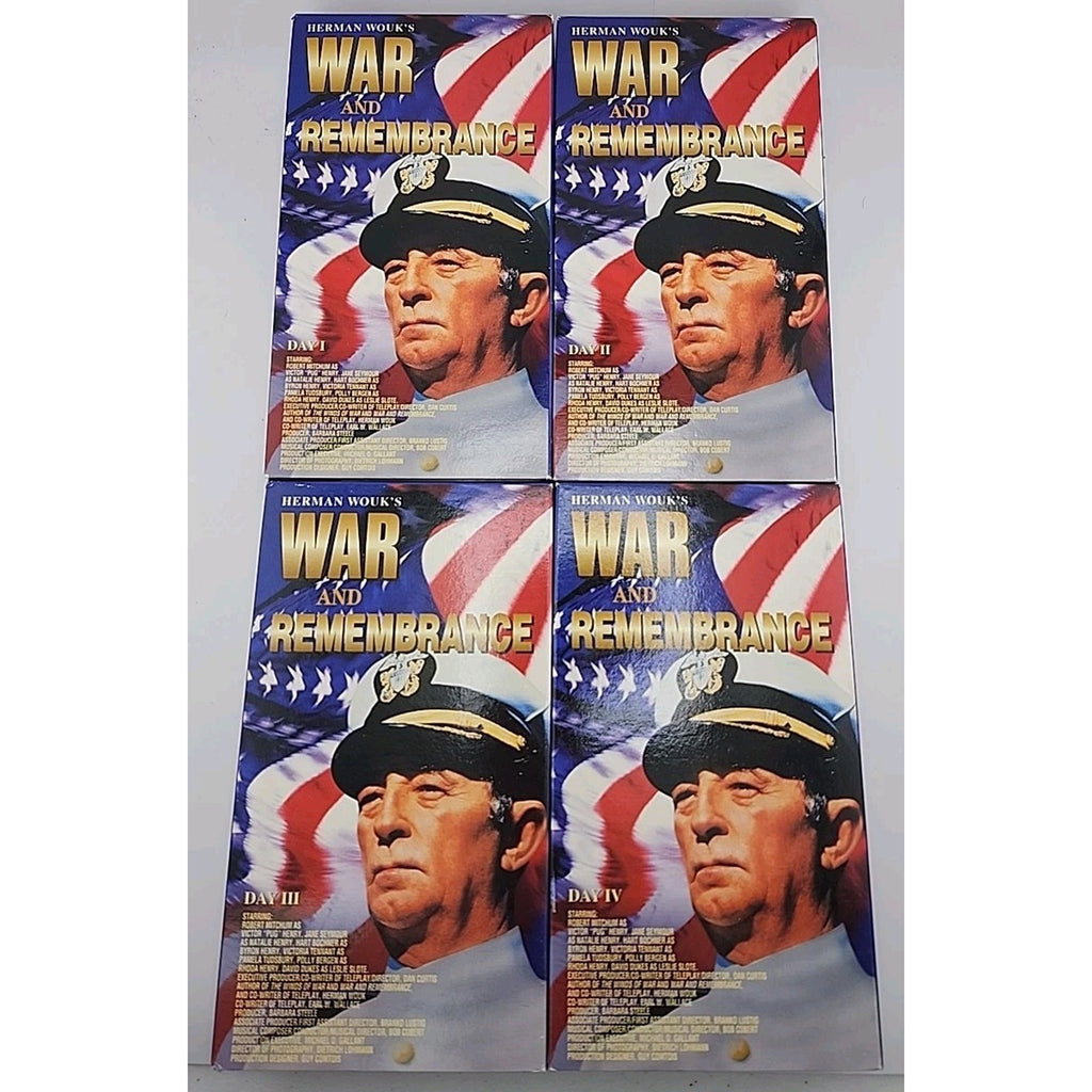 Herman Wouk's War And Remembrance 12 VHS Collectors Set Parts I-XII