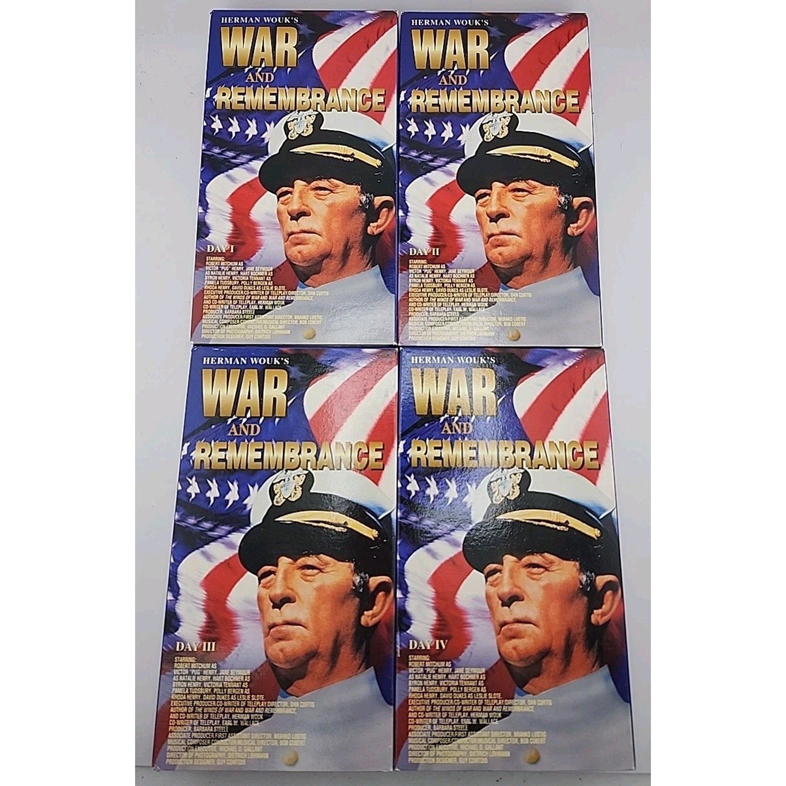 Herman Wouk's War And Remembrance 12 VHS Collectors Set Parts I-XII