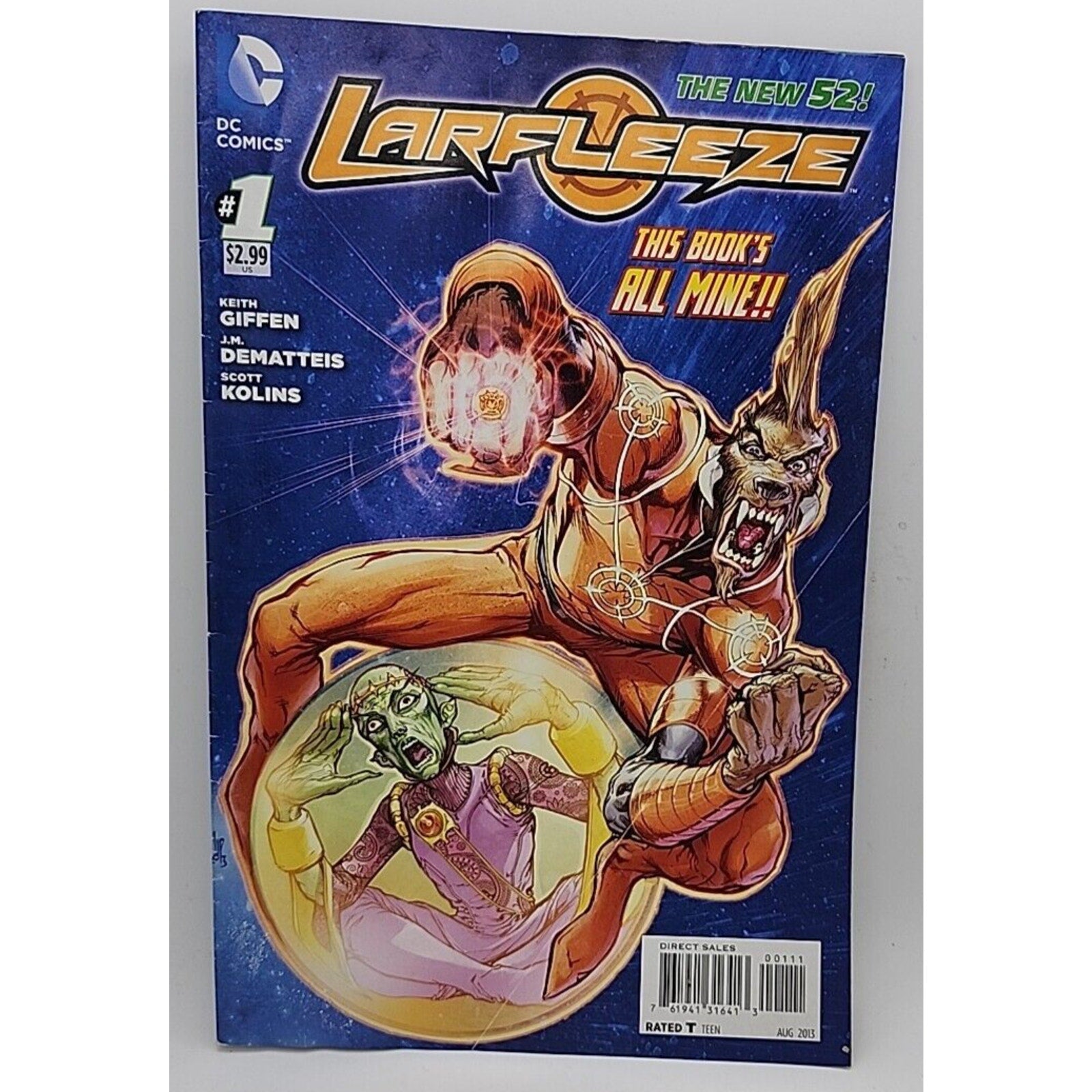 Aug 2013 #1 Larfleeze The New 52! by DC Comics