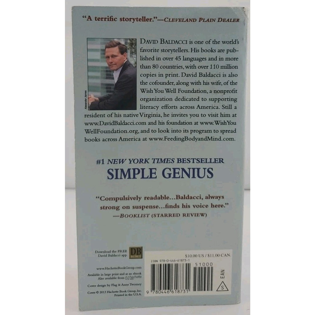 Simple Genius by David Baldacci (2008, Mass Market)