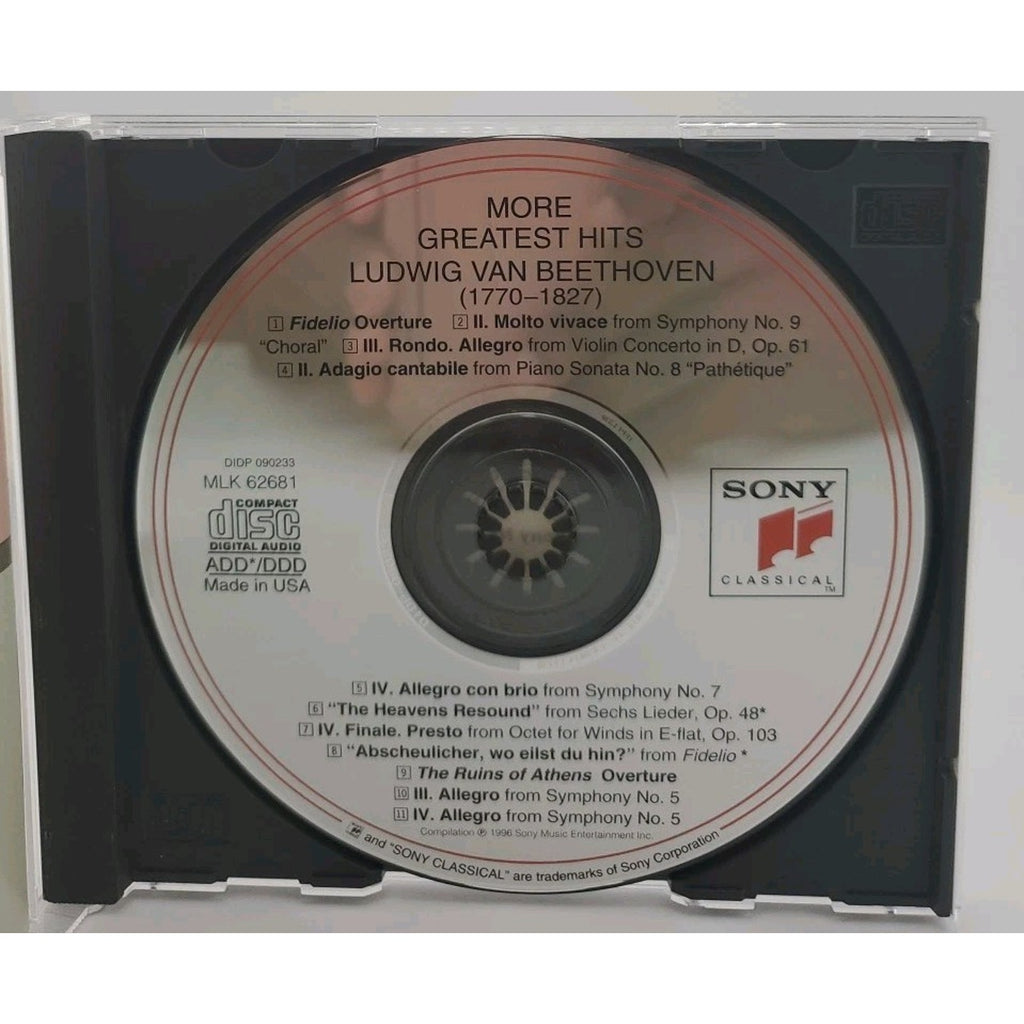 Greatest Hits More Beethoven (CD)