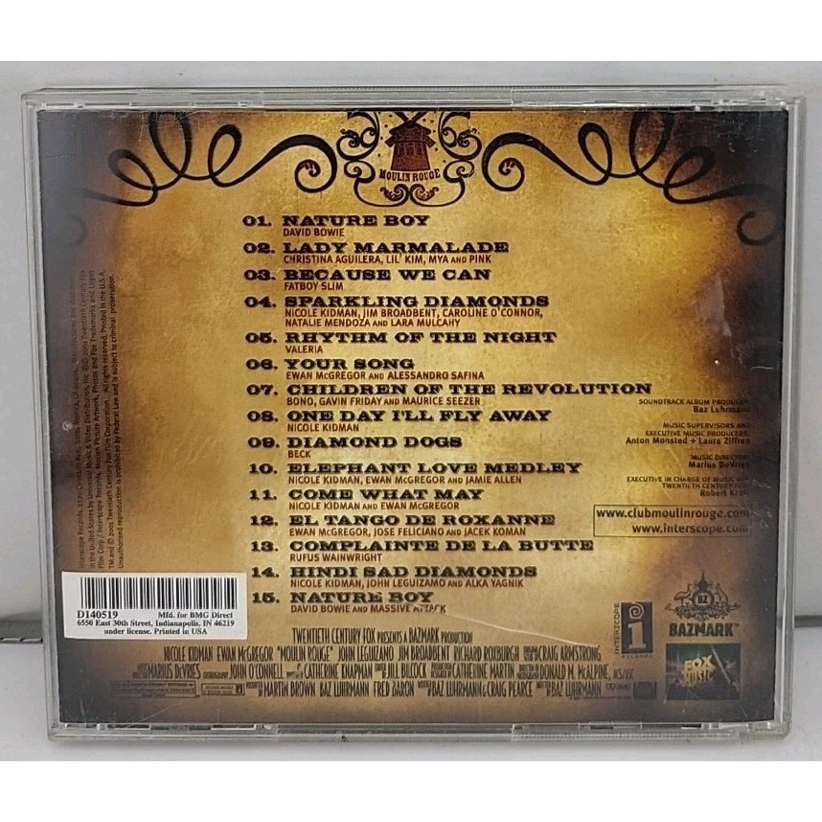 Moulin Rouge (Original Soundtrack) by Moulin Rouge / O.S.T. (CD, 2001)