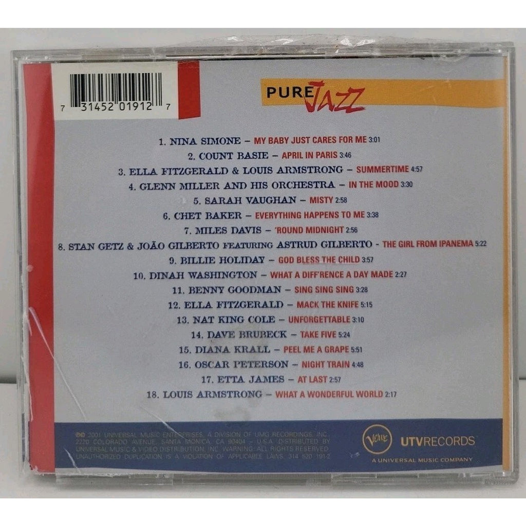 Pure Jazz by Various (CD, 2001)