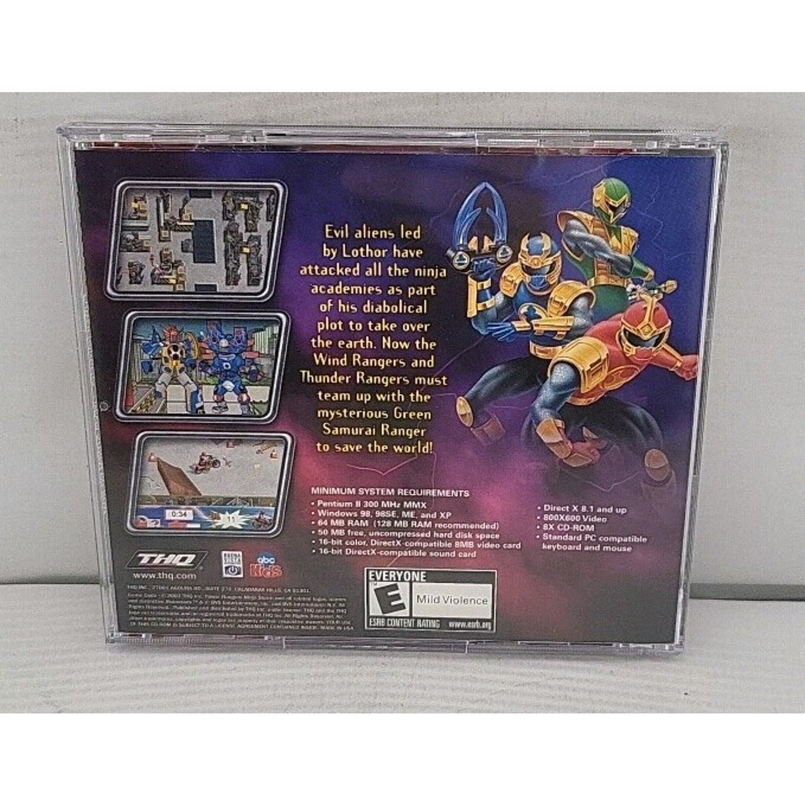 Power Rangers Ninja Storm PC CD-ROM Game THQ 2004
