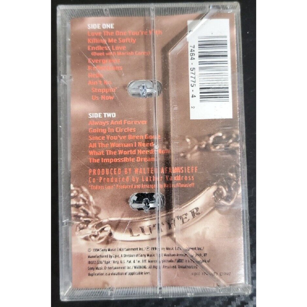 Songs by Luther Vandross (Cassette, Sep-1994, Epic)