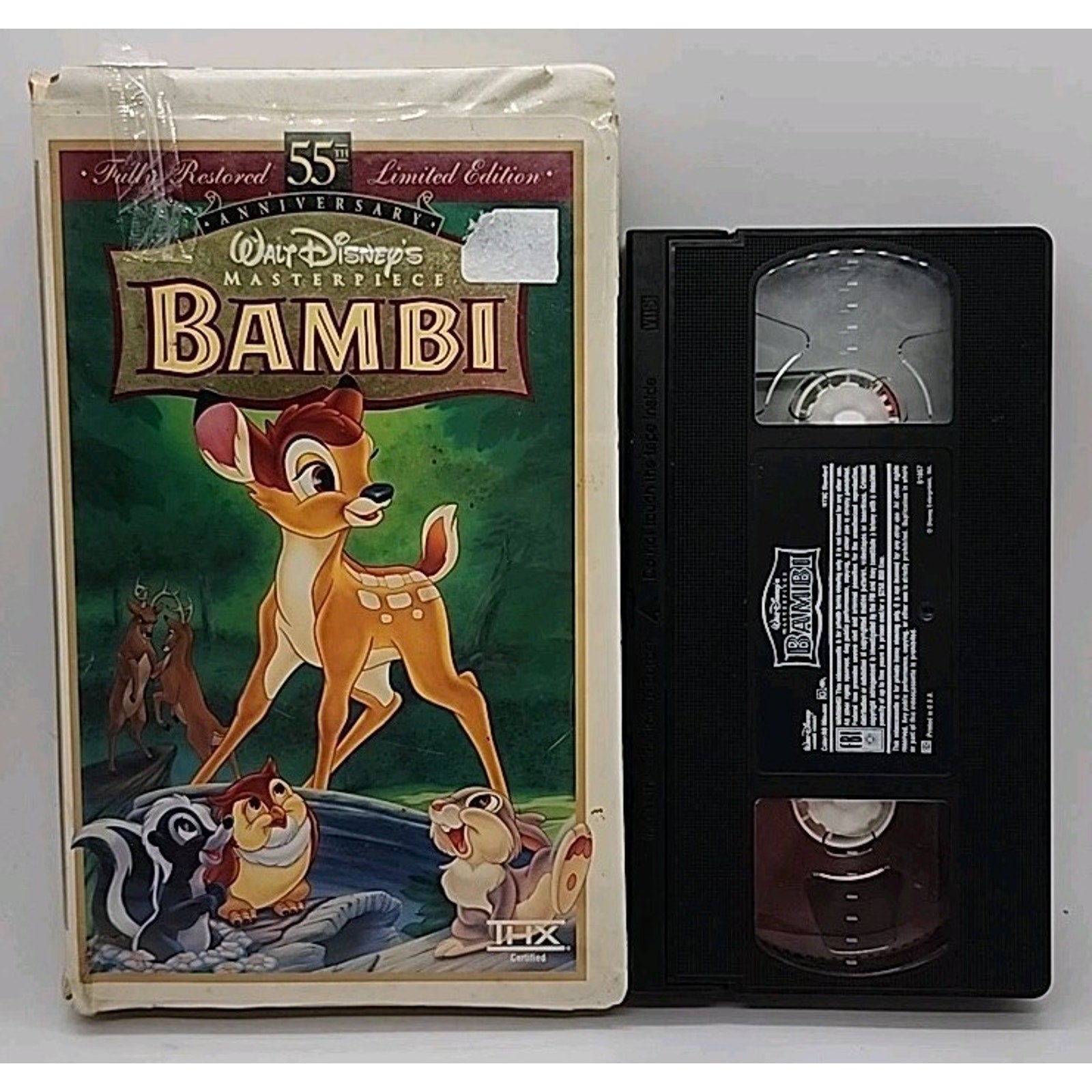 Bambi: 55th Anniversary Walt Disney's Masterpiece (VHS, Limited Edition)