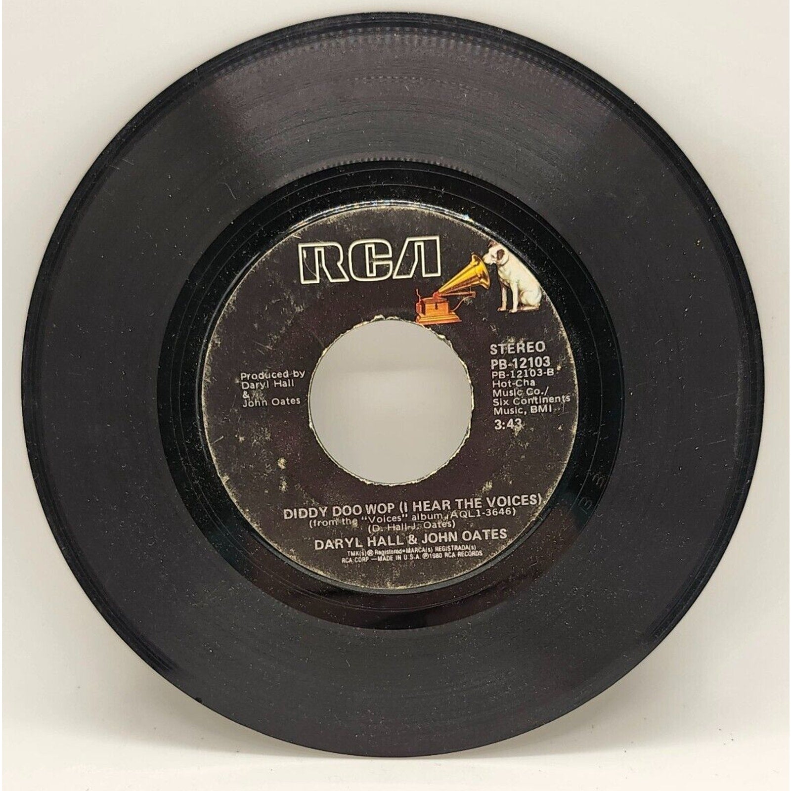 You've Lost That Lovin' Feeling / Diddy Doo Wop By Daryl Hall (Record) - PB-1210