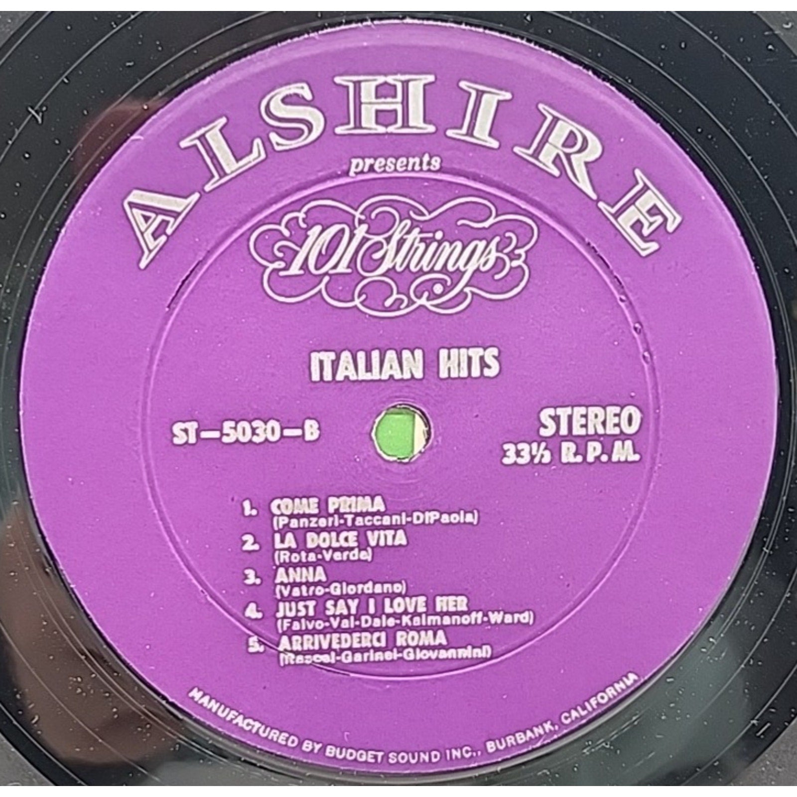 101 Strings Italia Con Amore From Italy With Love (Record)