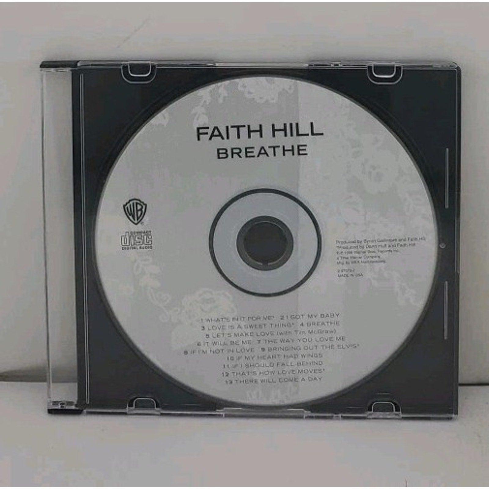 Breathe by Hill, Faith (CD, 1999) *Disc Only*