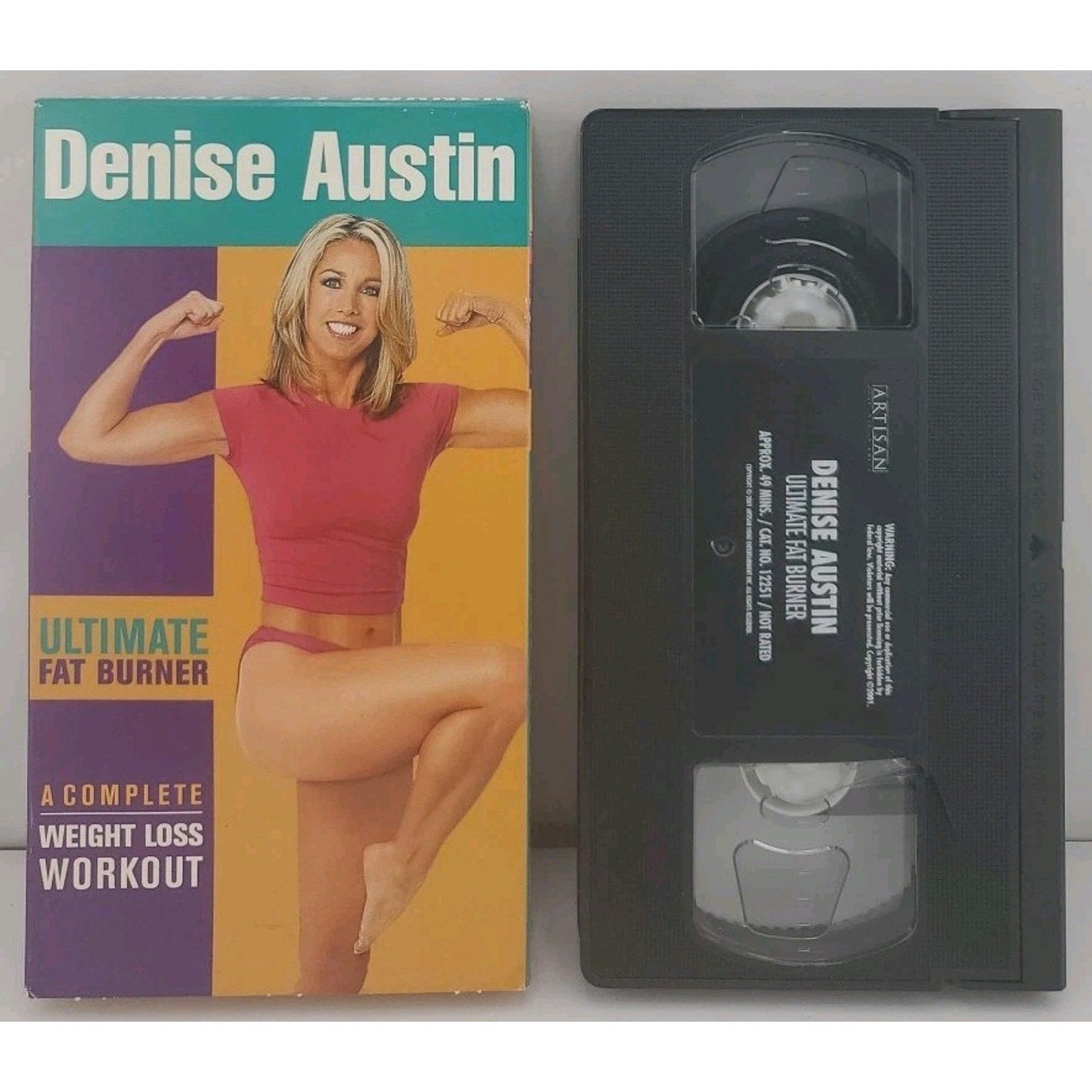 Denise Austin - Ultimate Fat Burner (VHS, 2001)