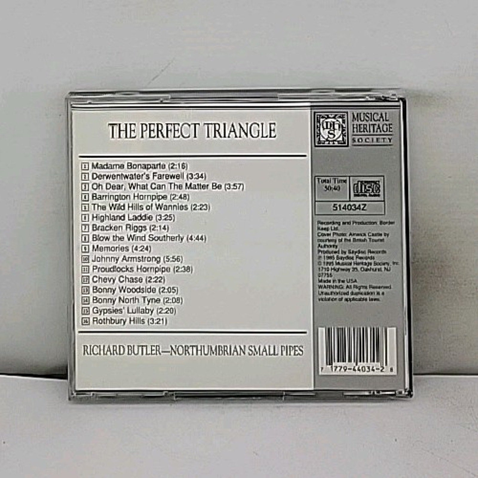 Richard Butler -The Perfect Triangle (1985, Musical Heritage Society 514034Z)