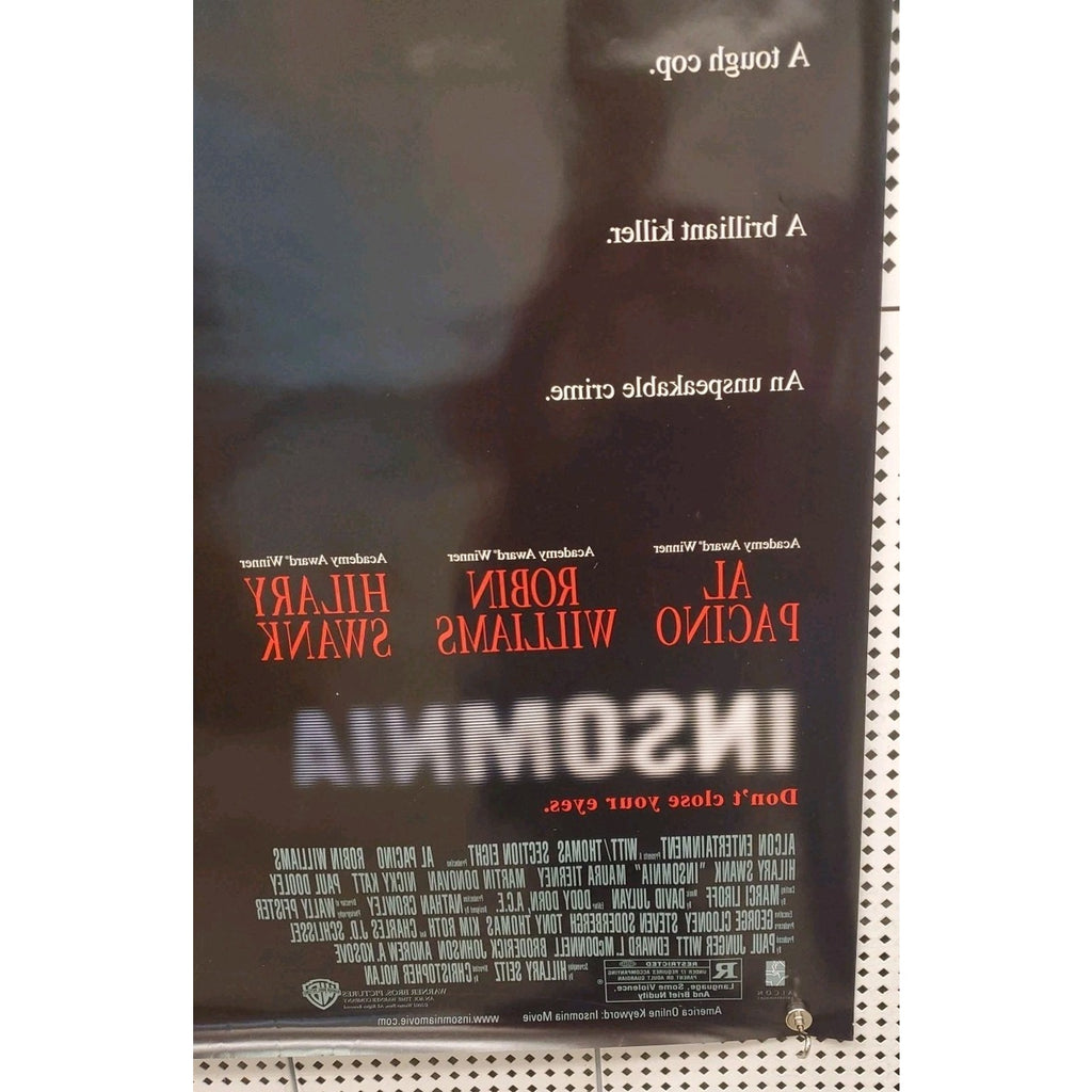 Insomnia 27x40 Original Double Sided One Sheet Movie Poster Rolled