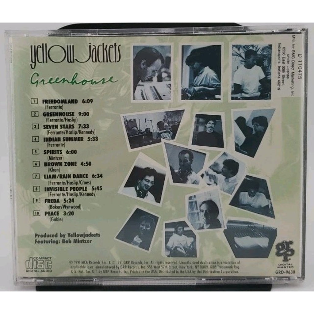 Greenhouse by Yellowjackets (CD, Feb-1991, GRP (USA))