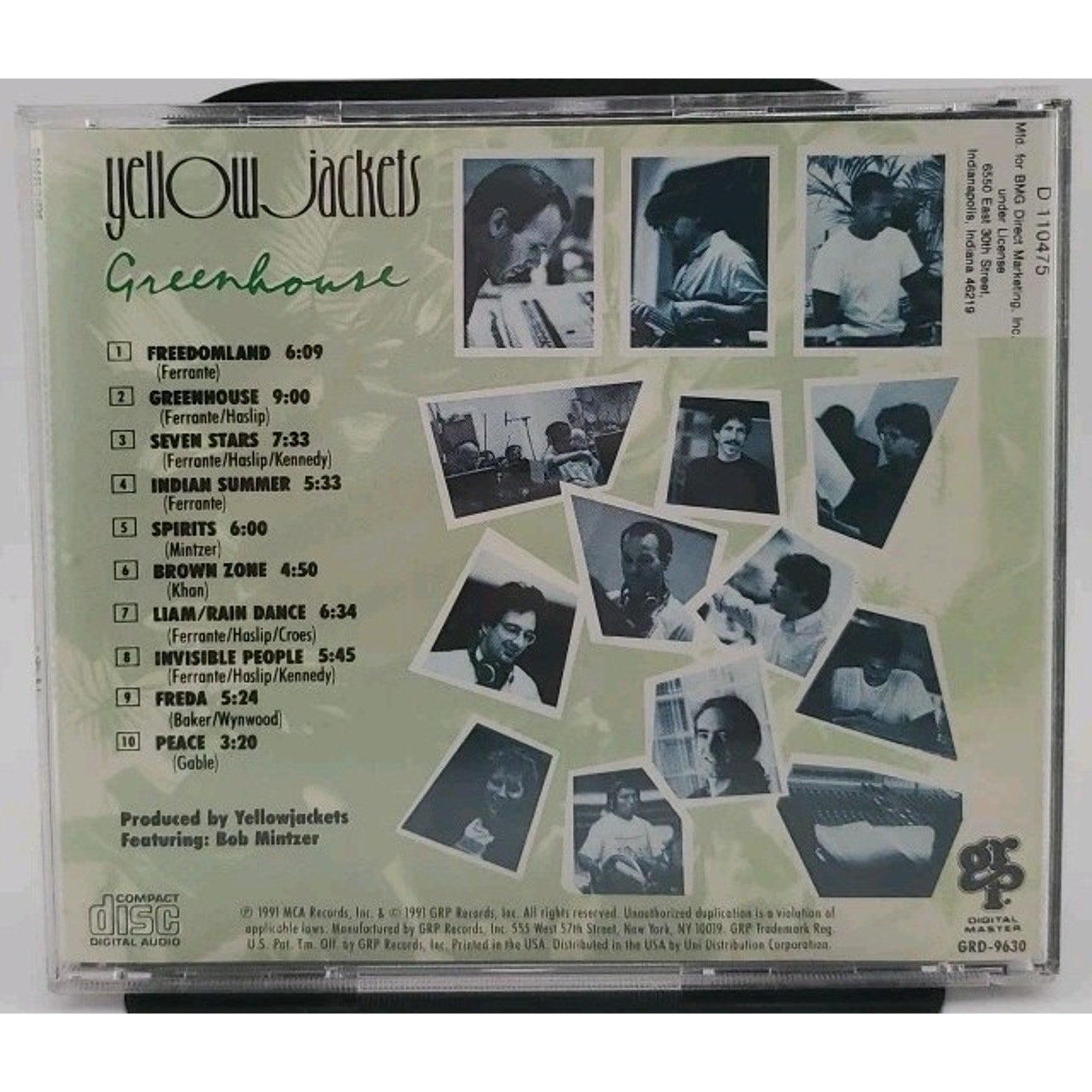 Greenhouse by Yellowjackets (CD, Feb-1991, GRP (USA))