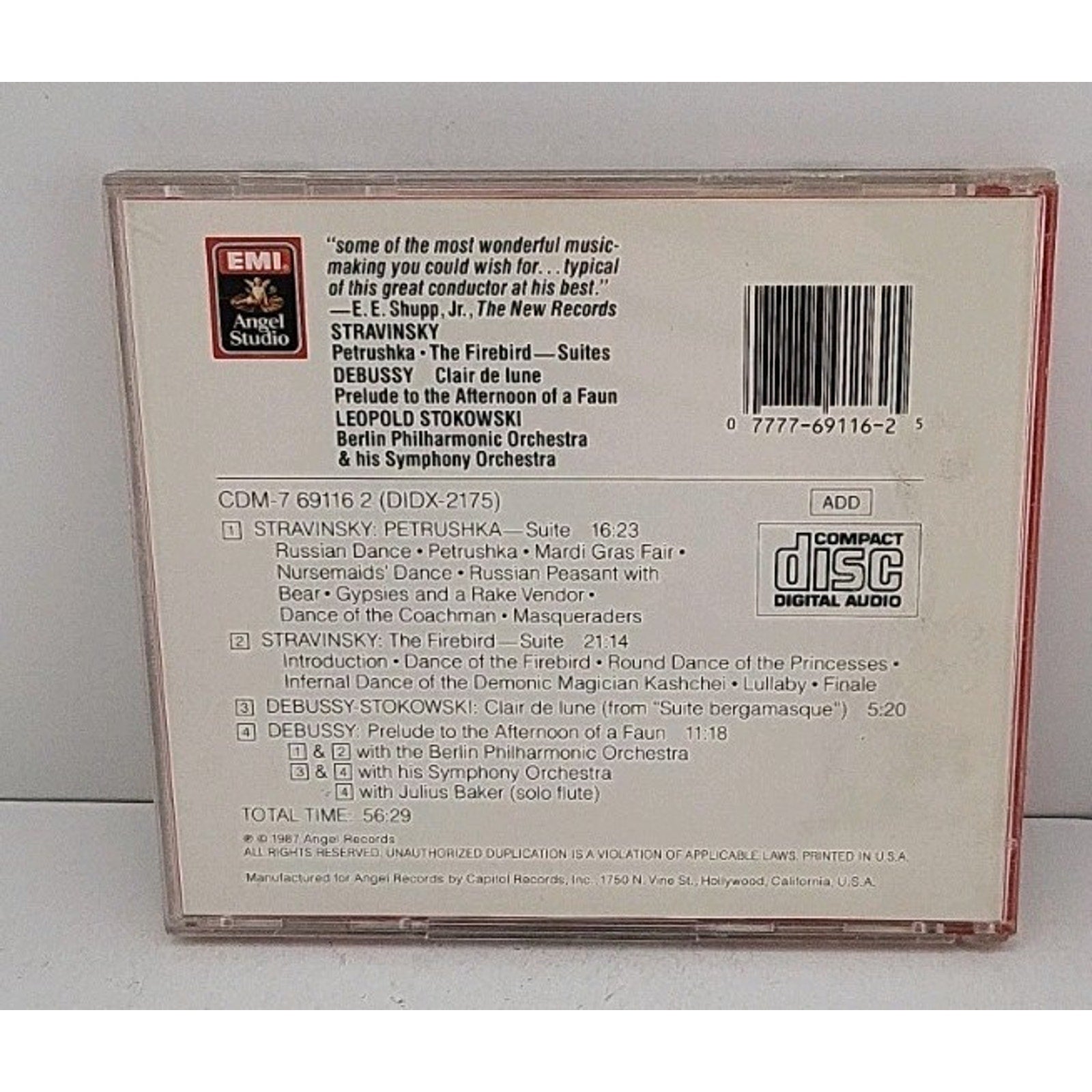 Stravinsky: Petrushka & Firebi by Stokowski, Leopold; Berlin Philharmonic...