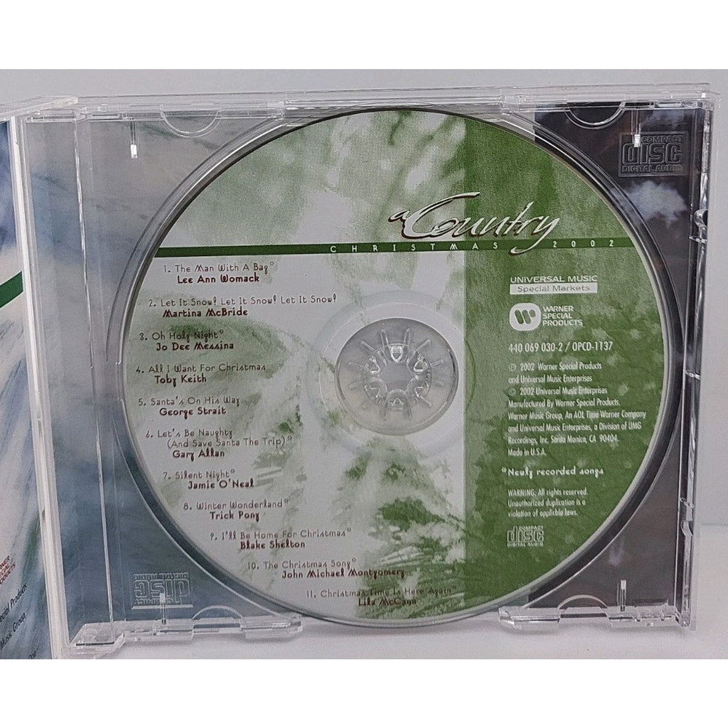 Country Christmas 2002 by Original Artists (CD, 2002 Warner Special Products)