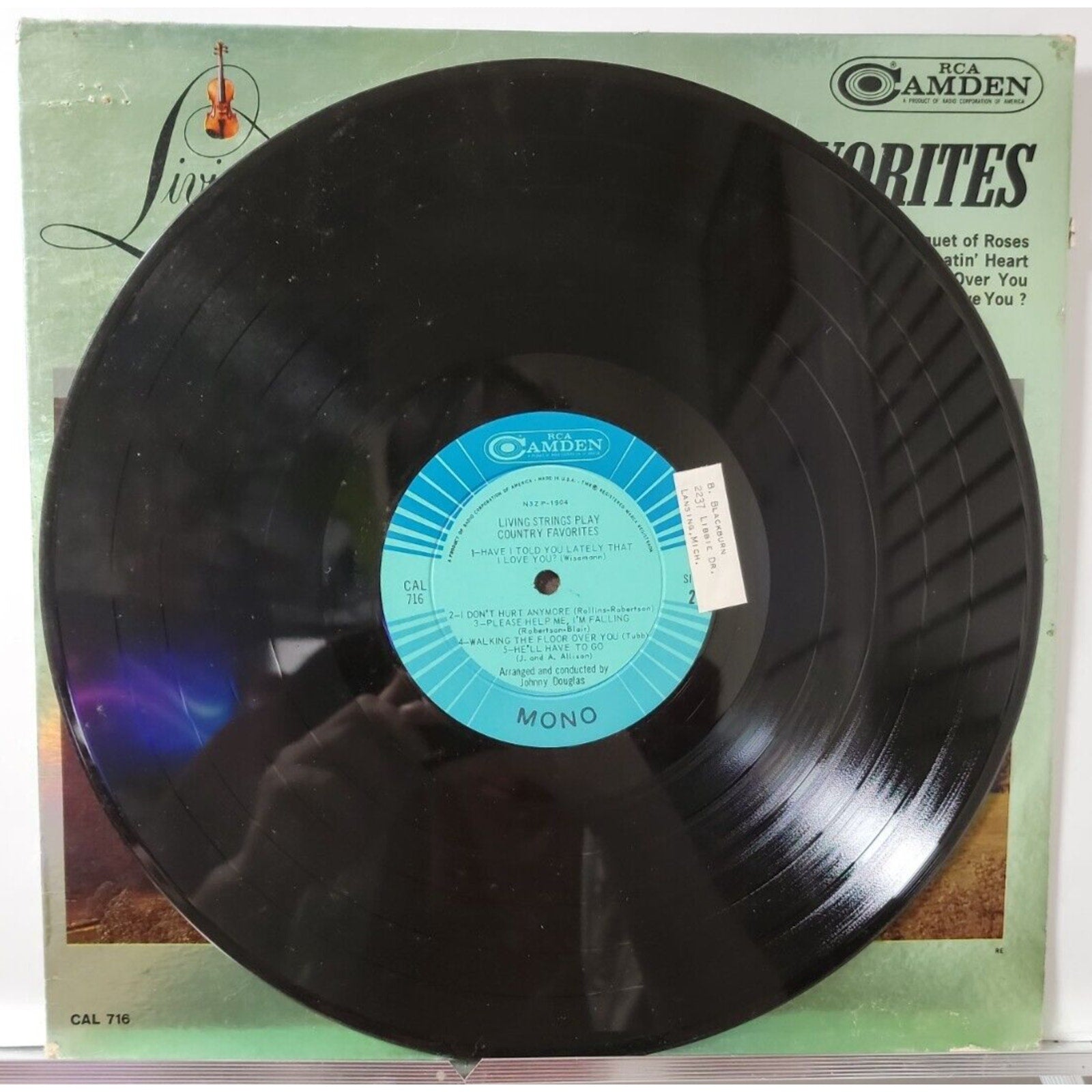 Living Strings – Living Strings Play Country Favorites (Record)